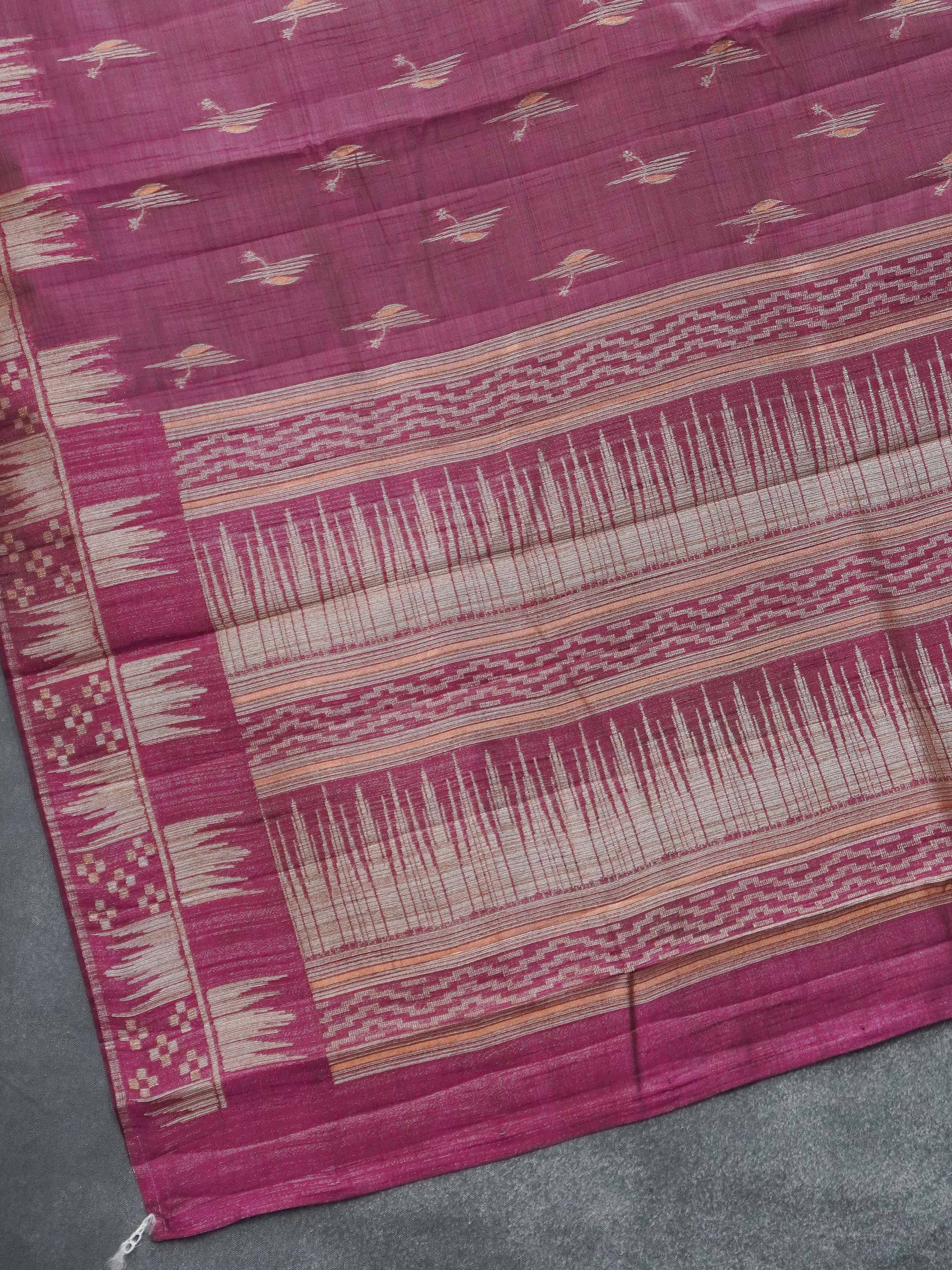 Semi Tussar Silk Saree | TTDS3189