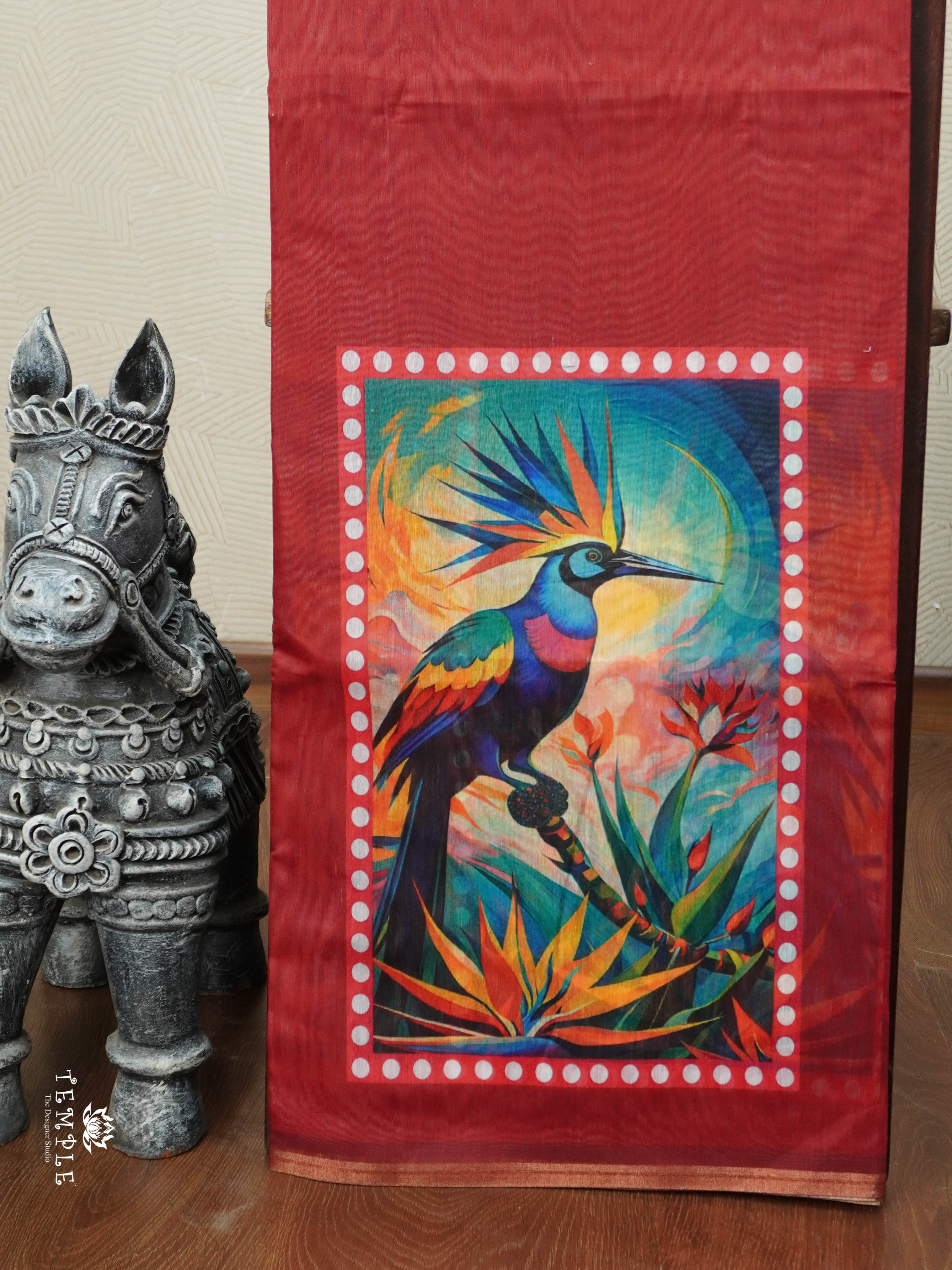 Chanderi Silk Cotton Saree | TTDS2773