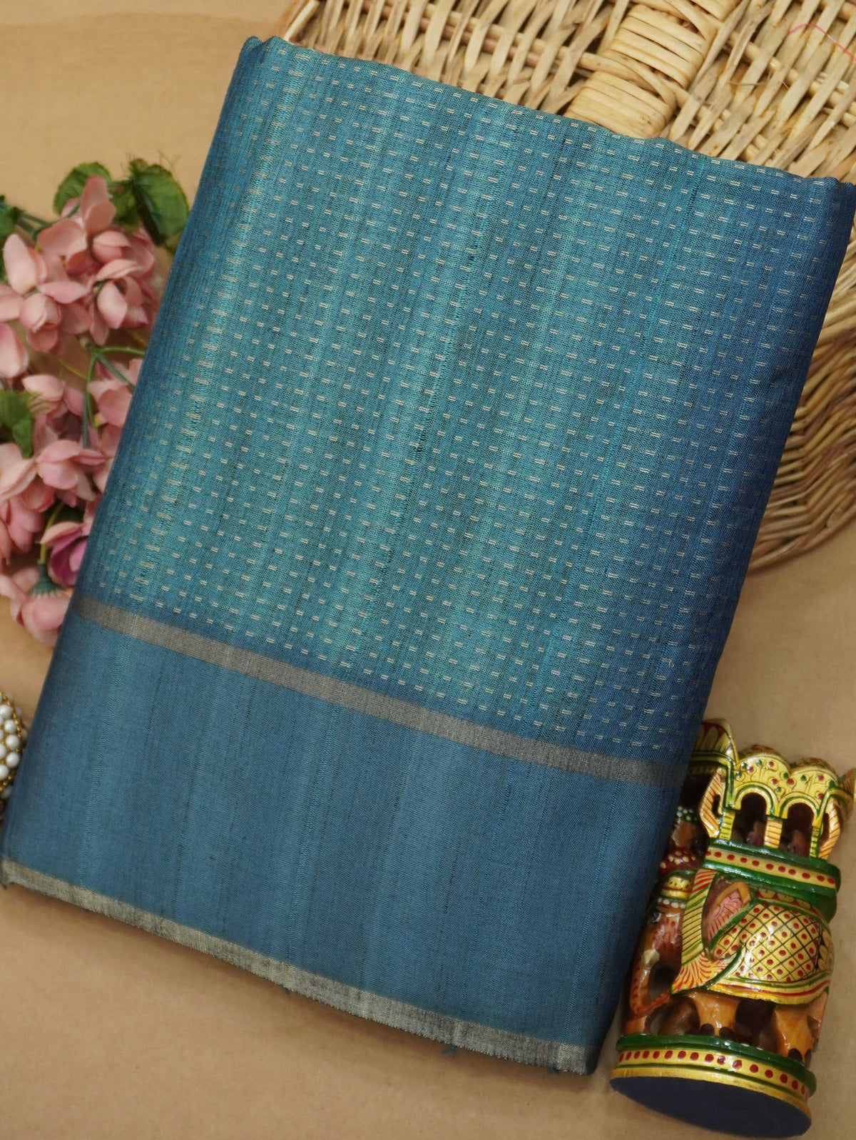 Handloom Matka Silk Saree | TTDS3647