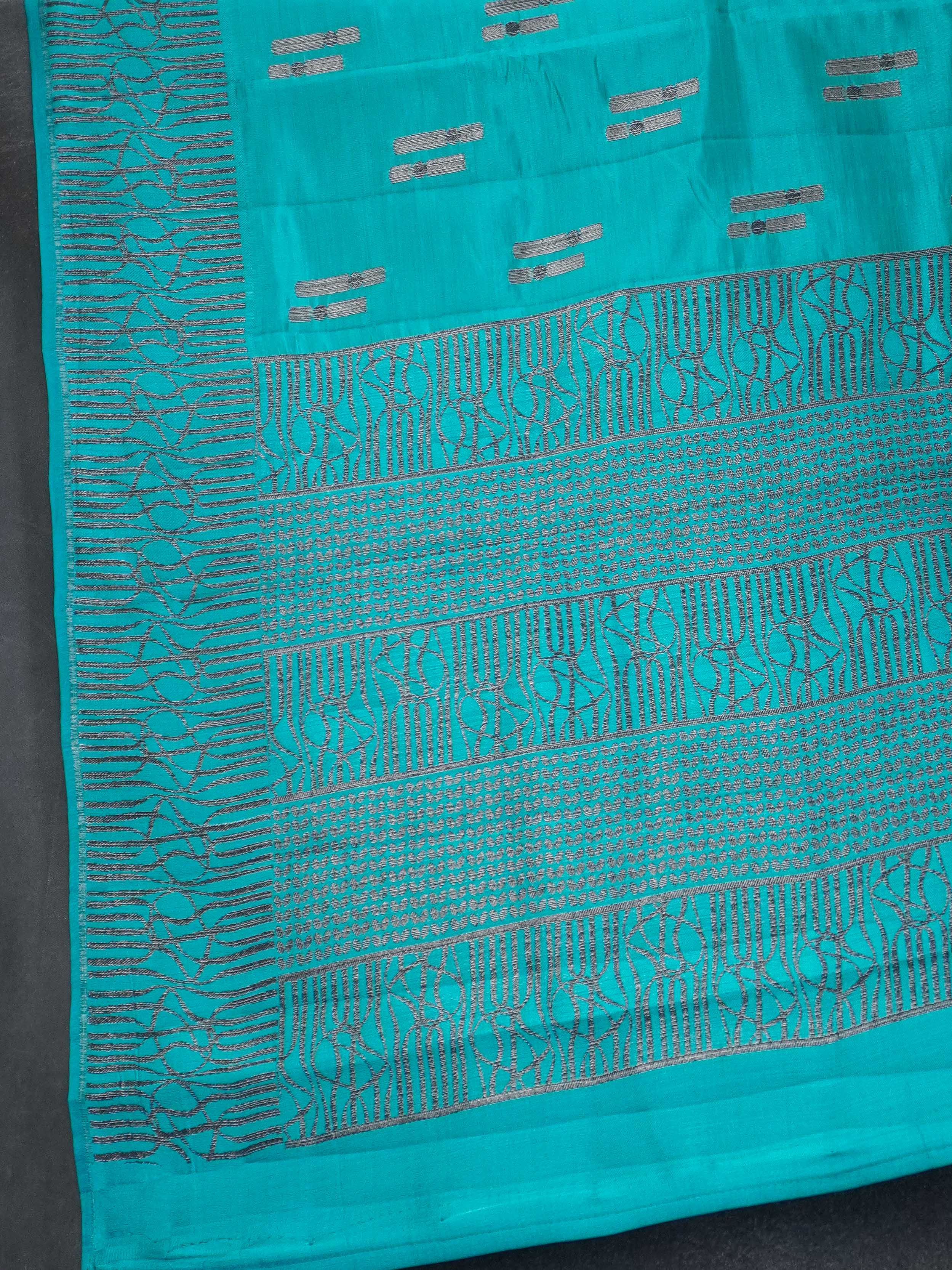 Semi Tussar Silk Saree | TTDS3184