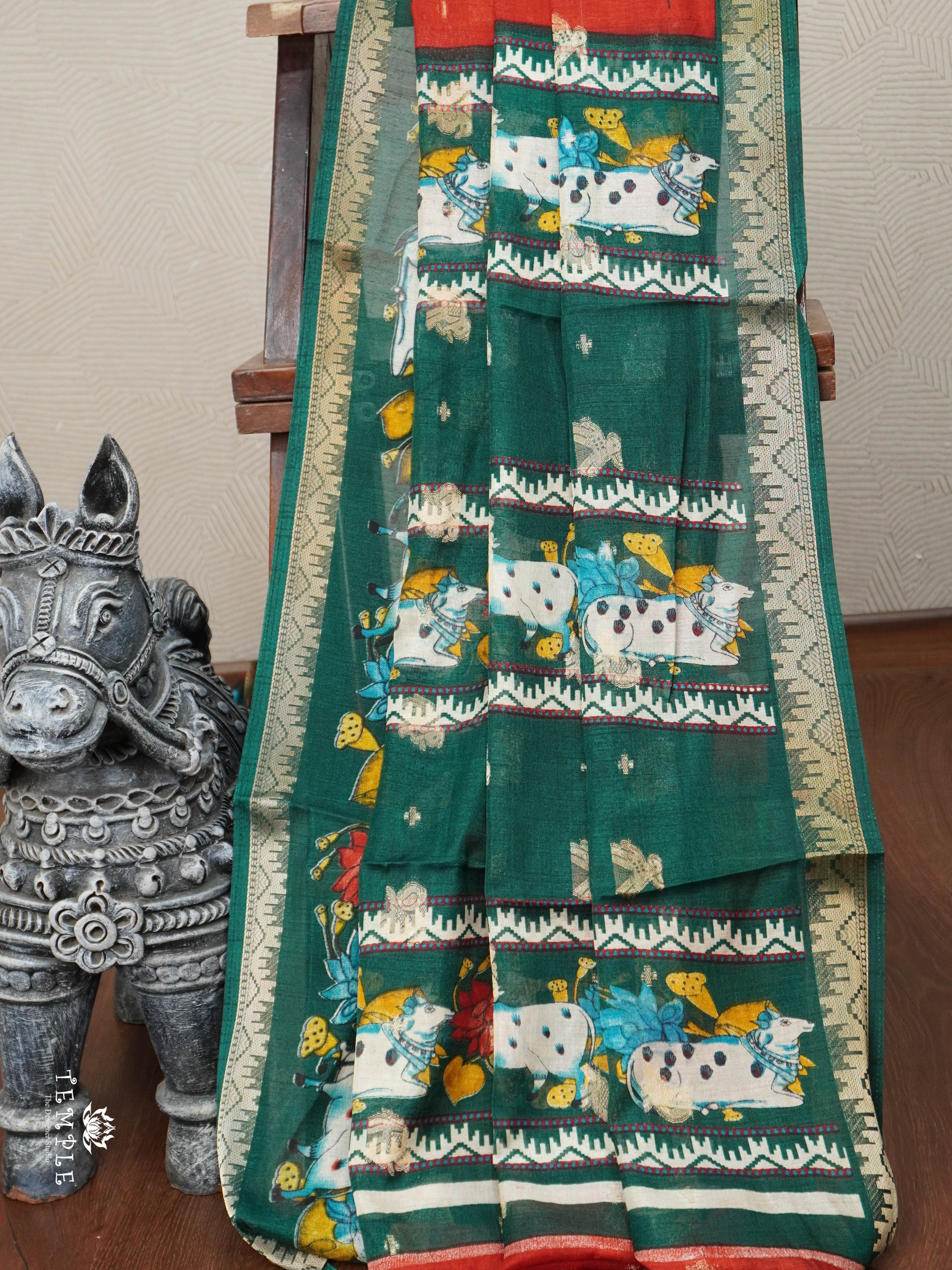 Fancy Cotton Saree | TTDS2775