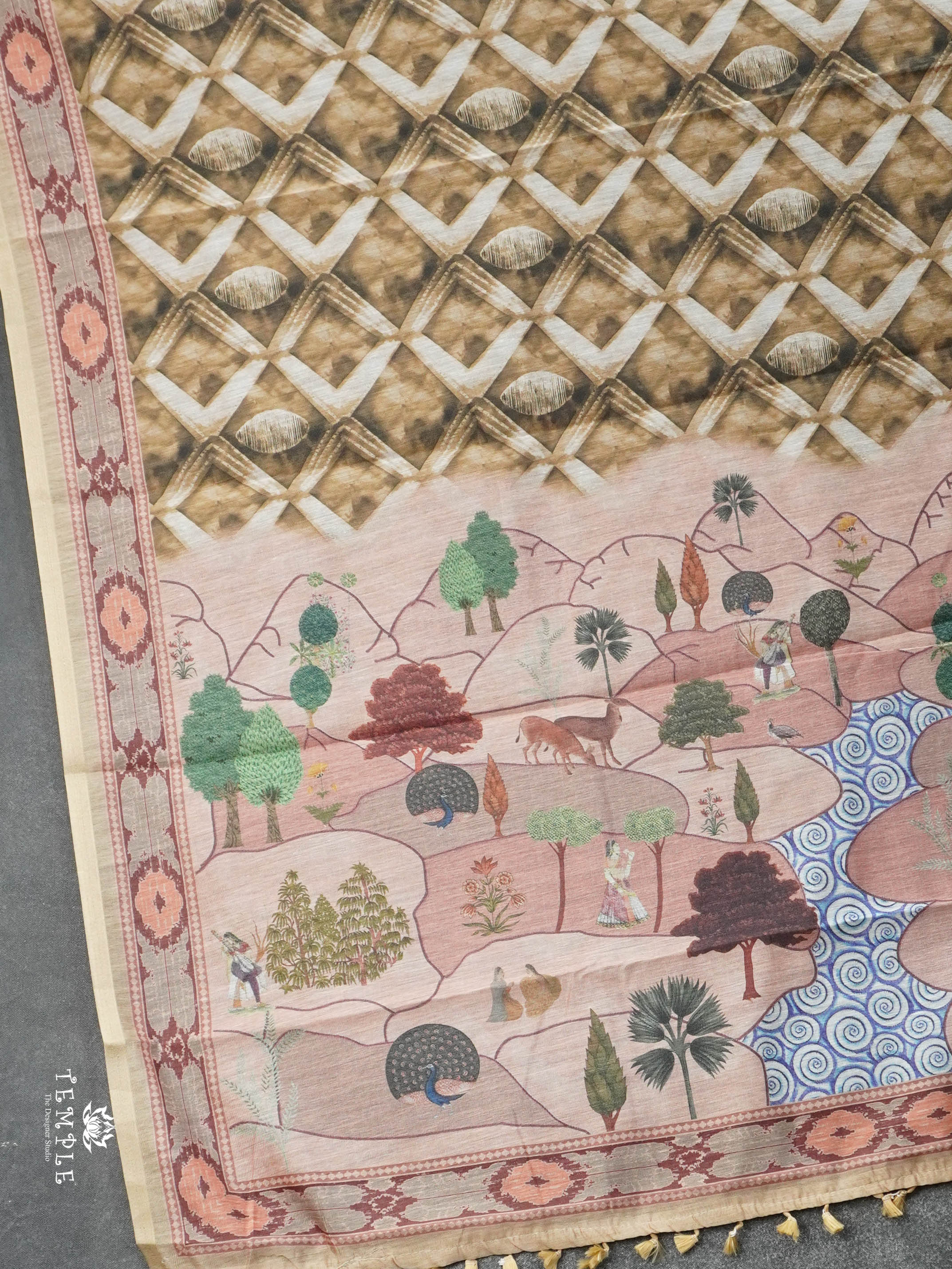 Chanderi Cotton Saree | TTDS2777