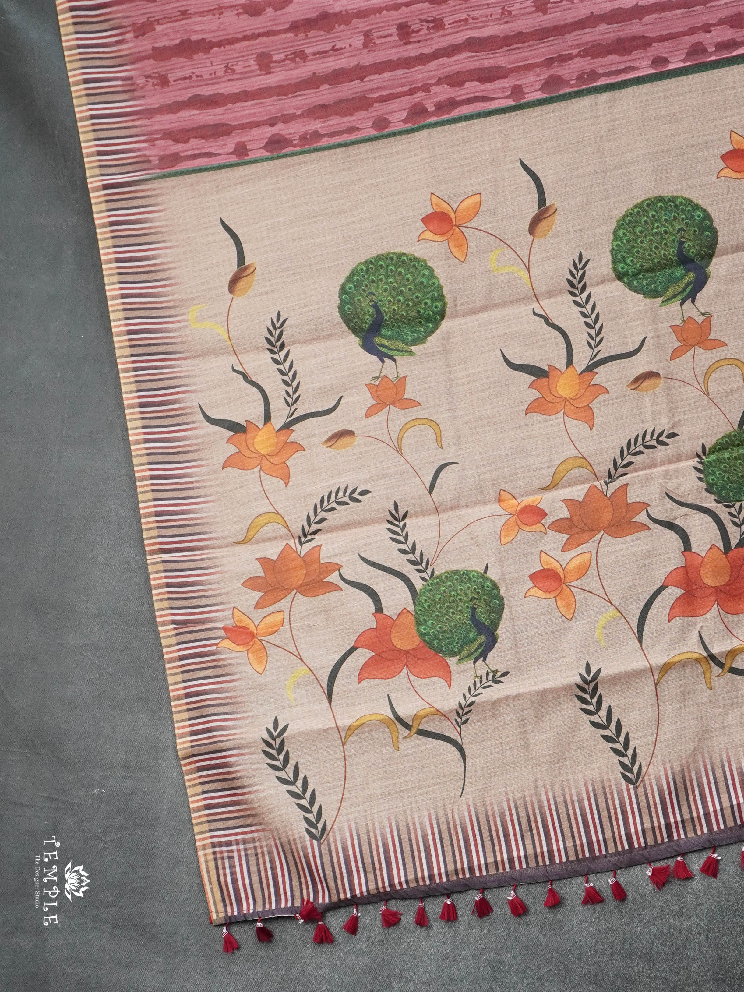 Chanderi Cotton Saree | TTDS2776