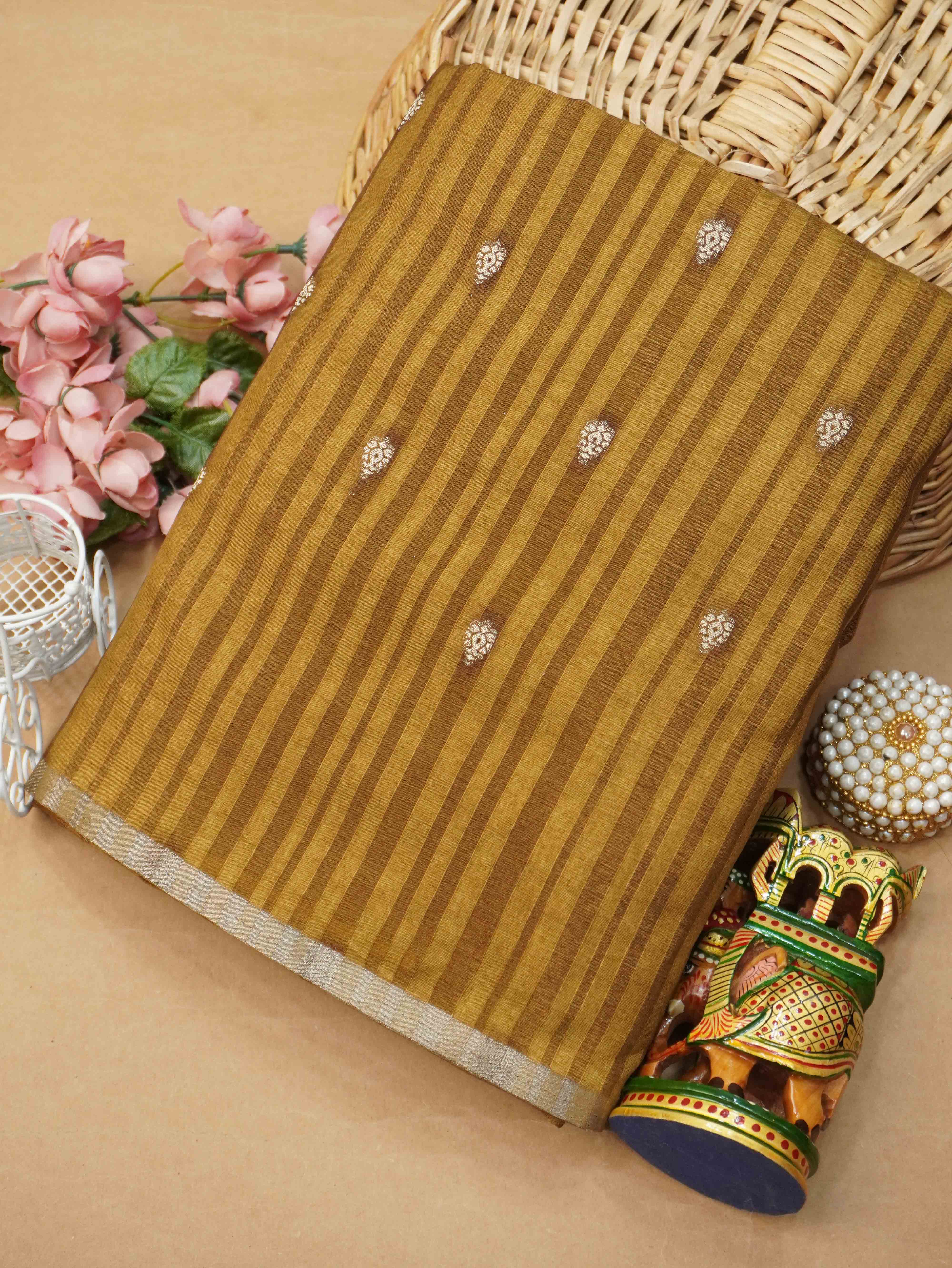 Tussar Silk Saree | TTDS3197