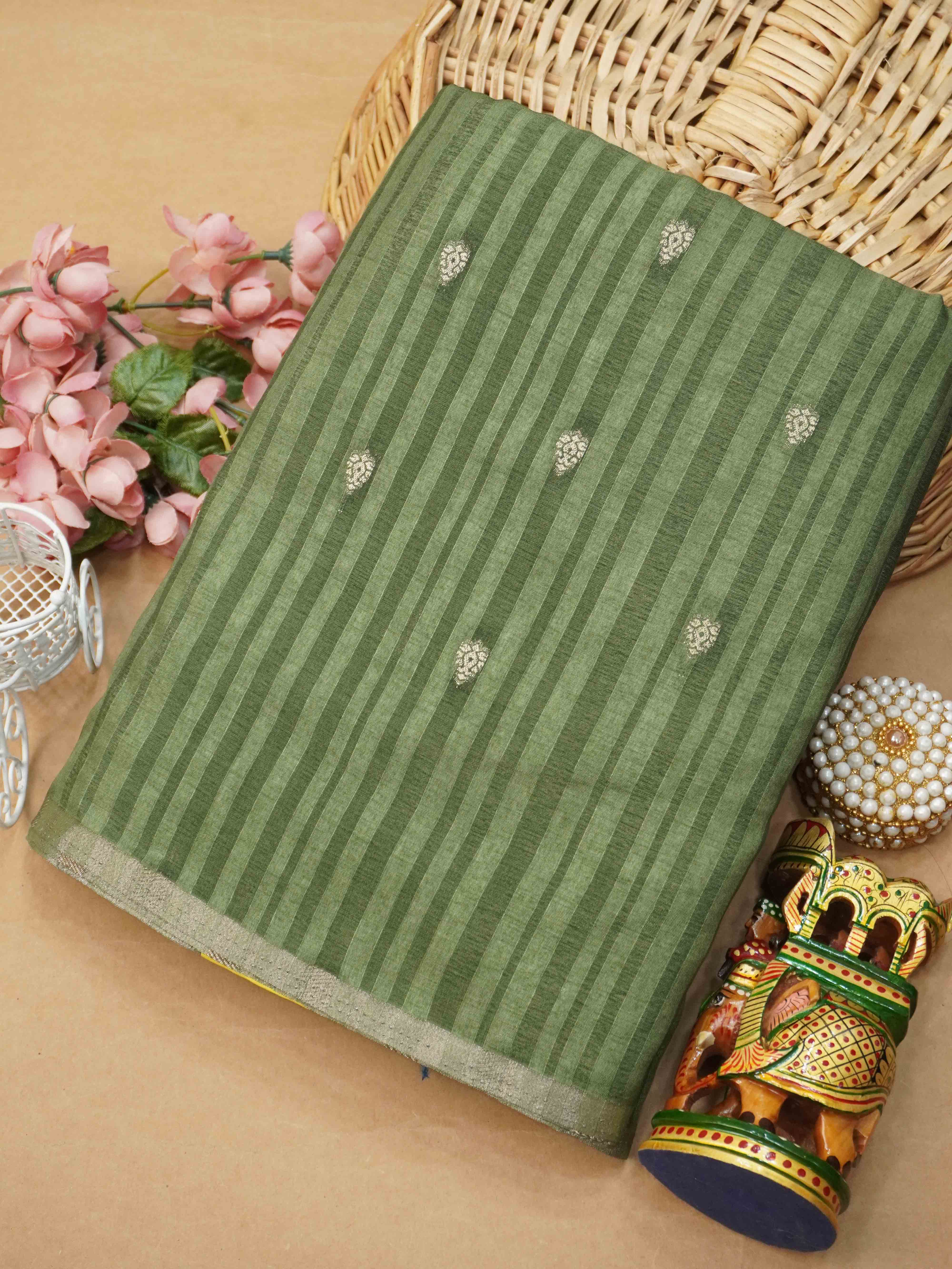 Tussar Silk Saree | TTDS3197