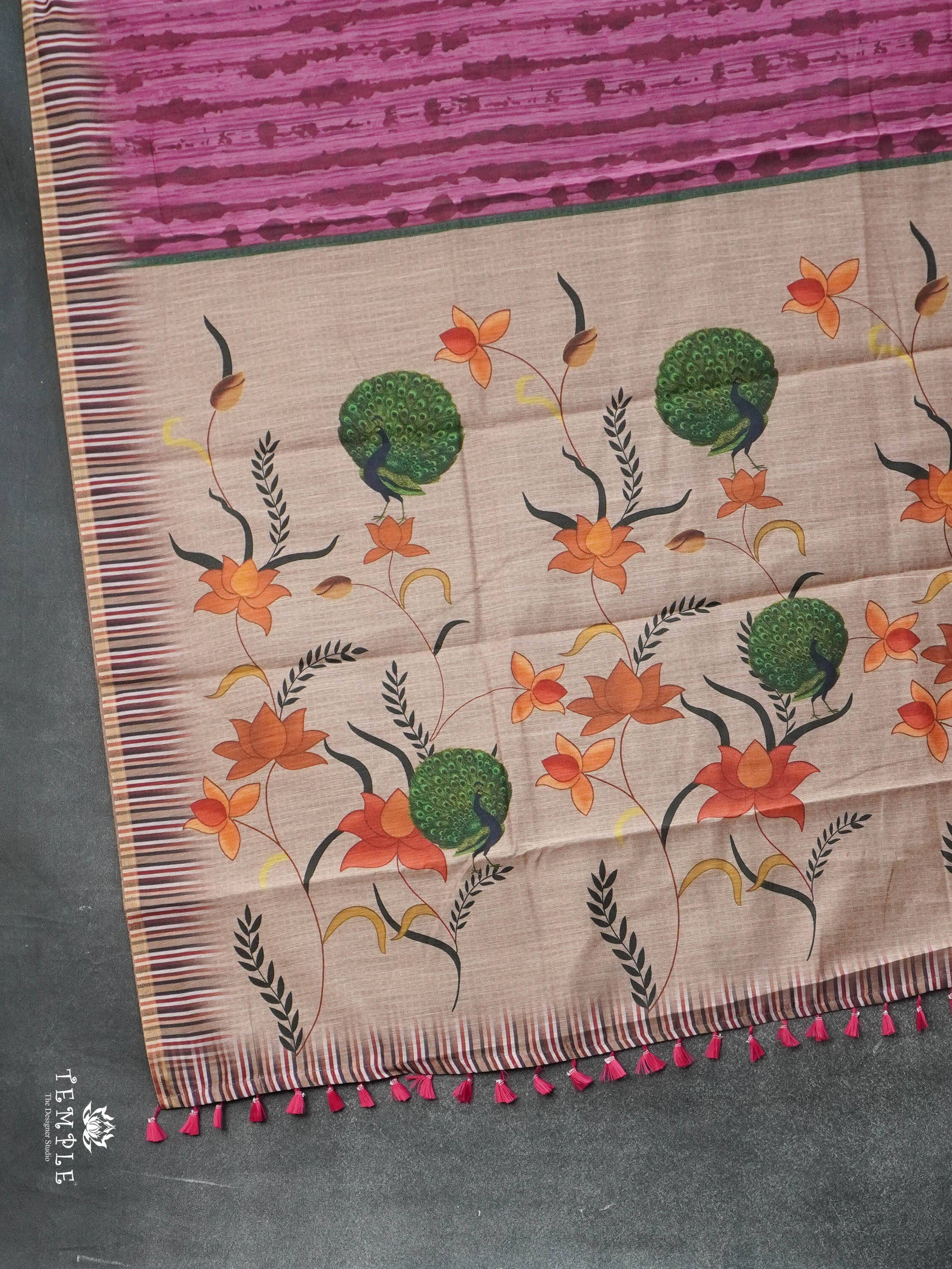 Chanderi Cotton Saree | TTDS2776