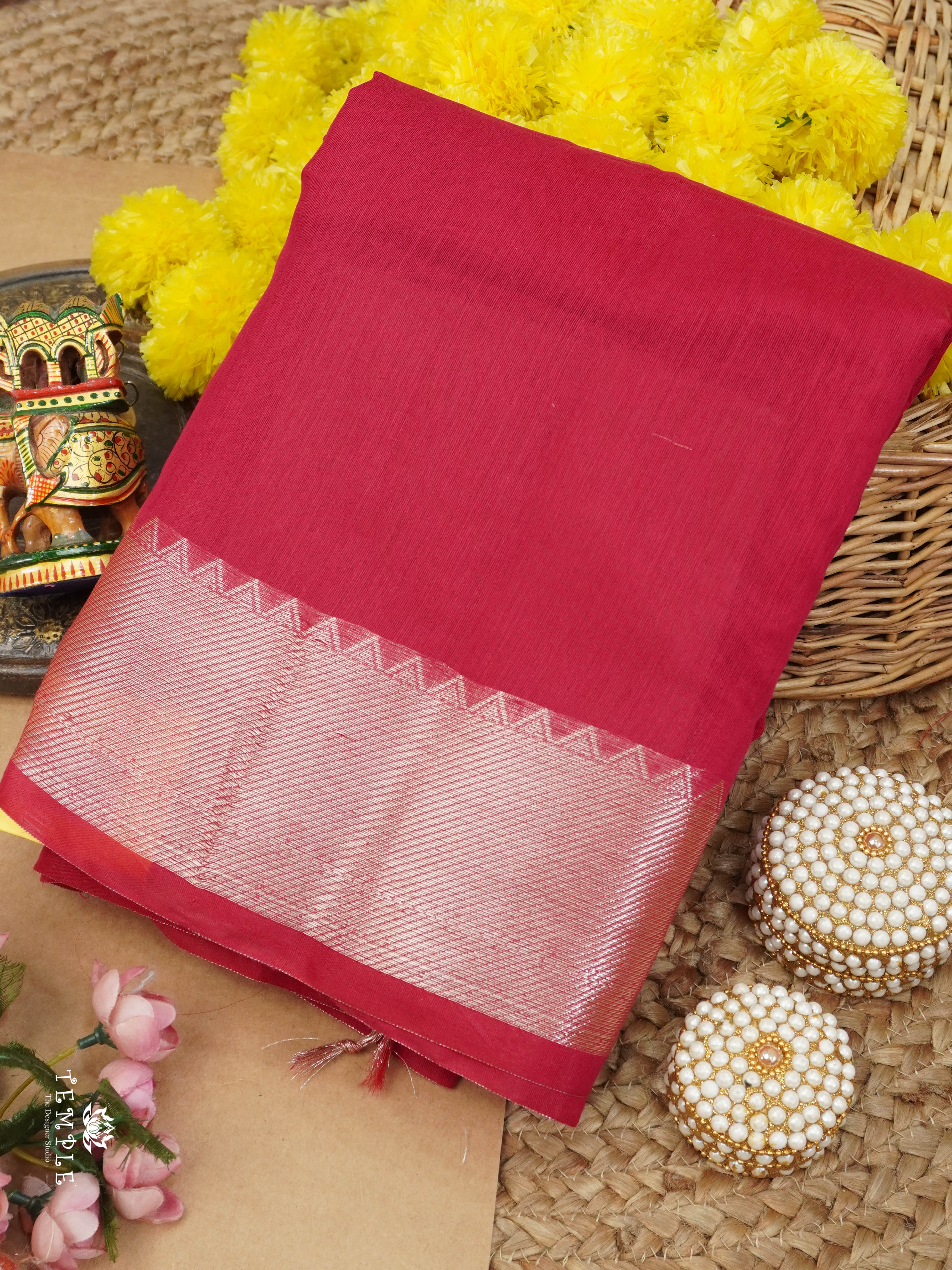 Chanderi Cotton Saree | TTDS2781