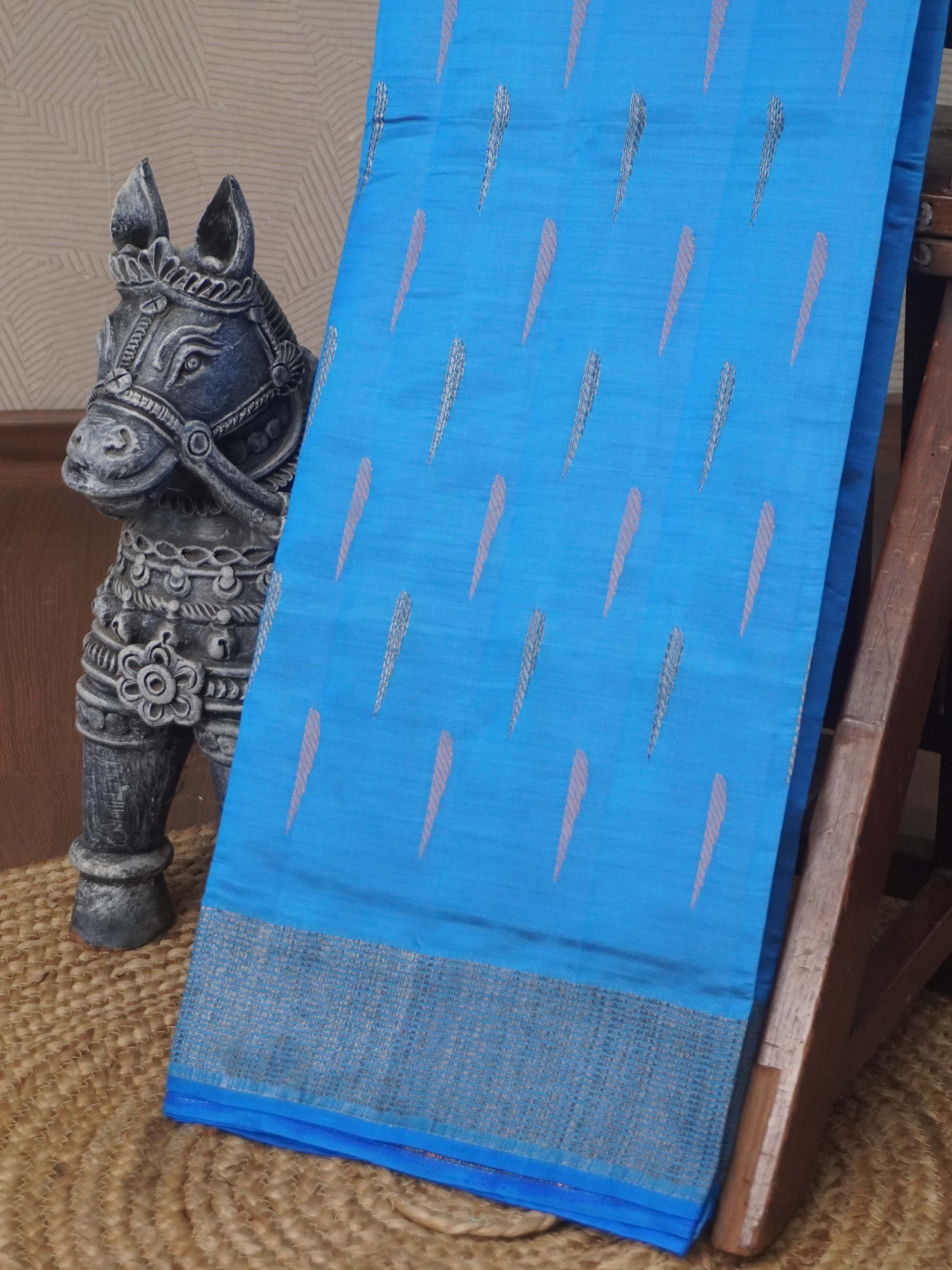 Semi Tussar Silk Saree | TTDS2662