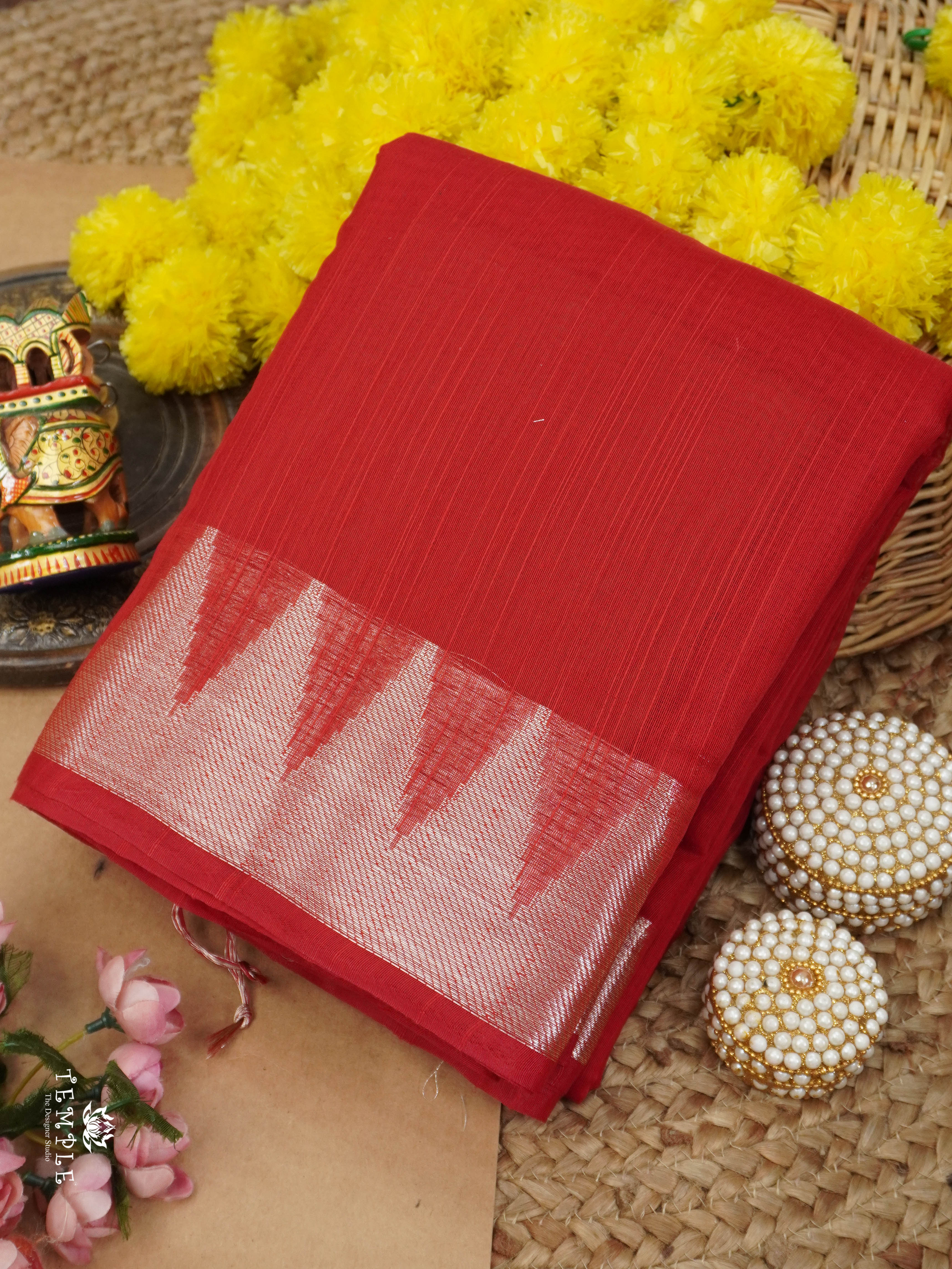 Chanderi Cotton Saree | TTDS2782
