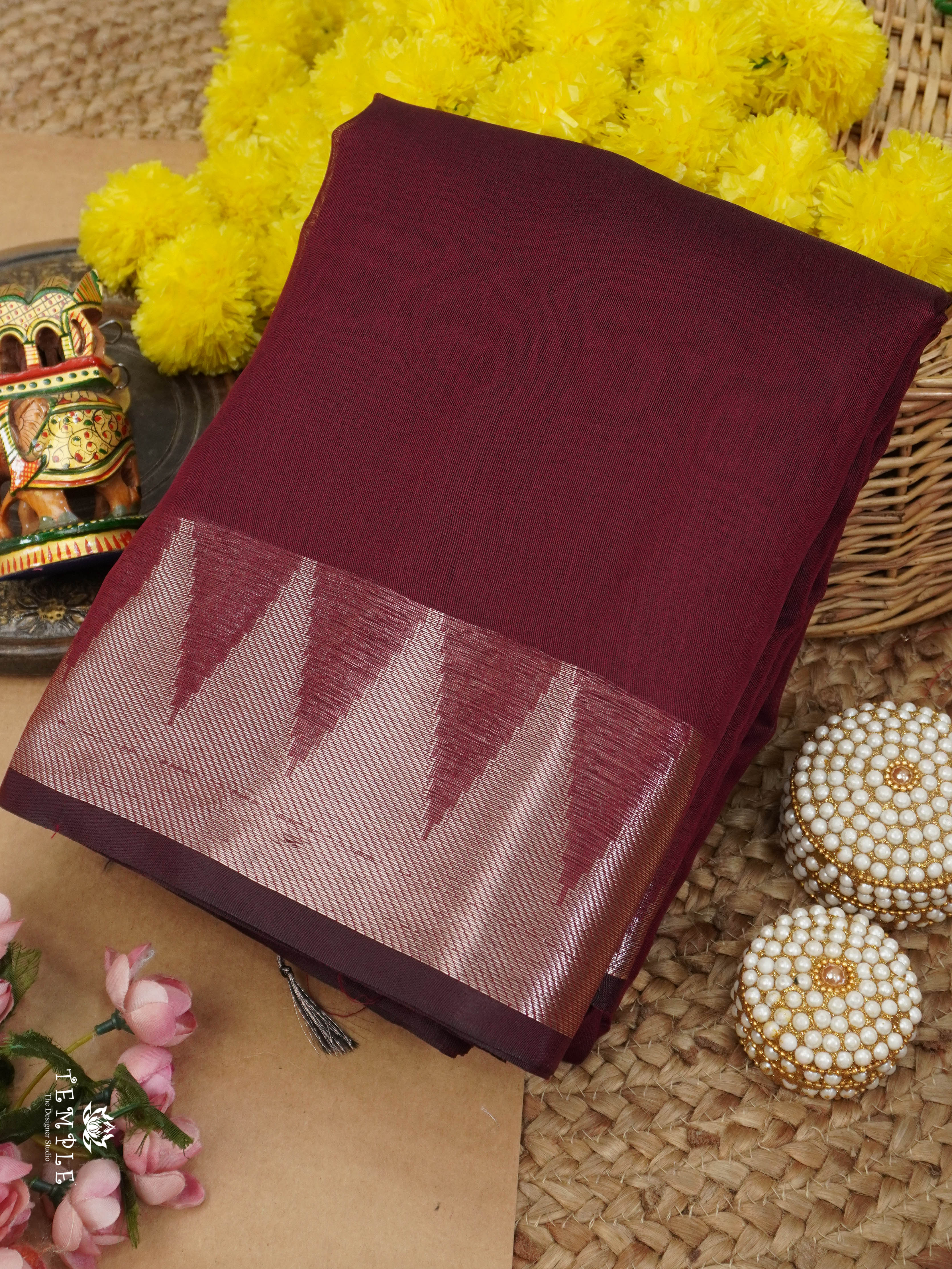 Chanderi Cotton Saree | TTDS2782