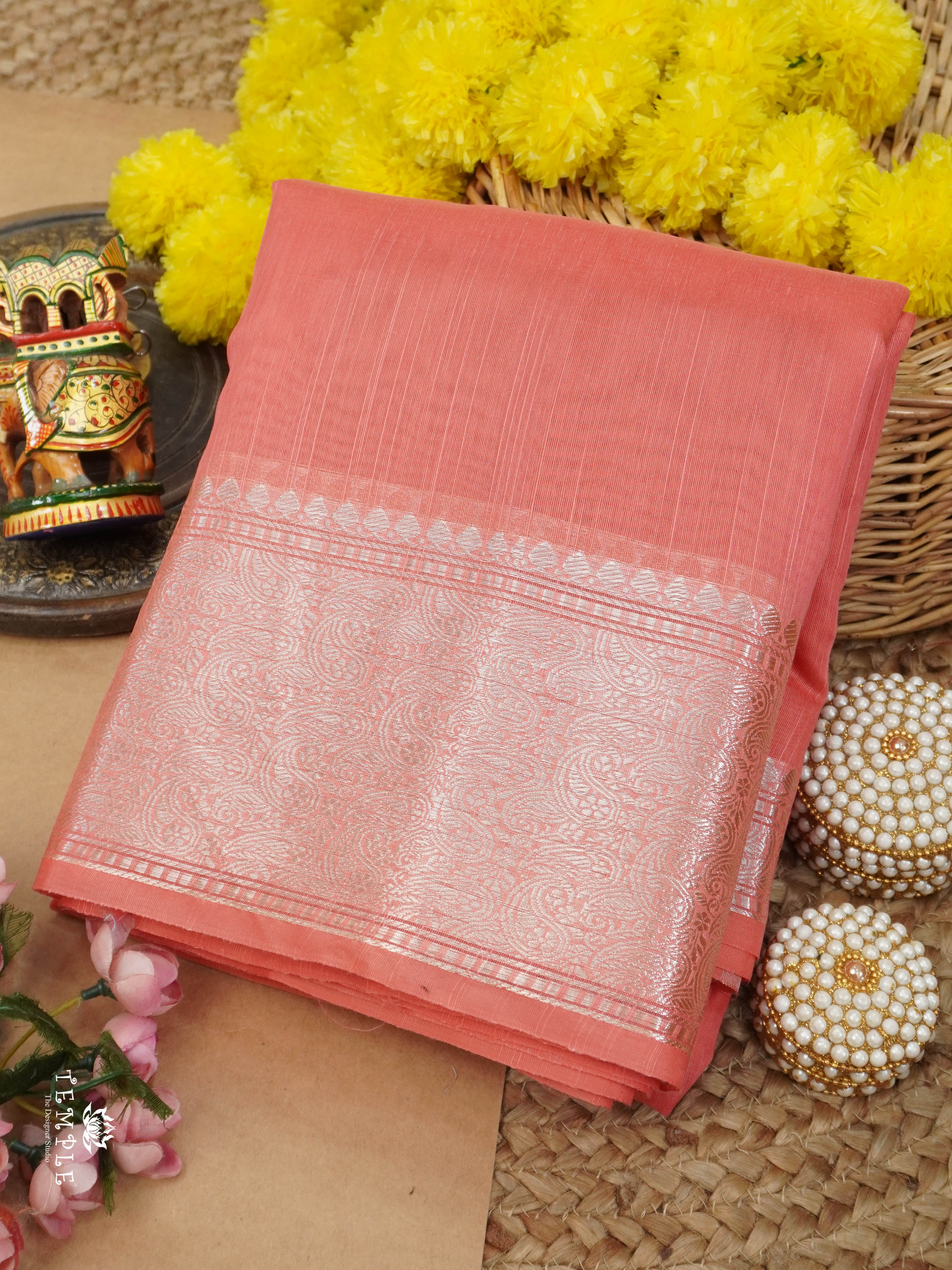 Chanderi Cotton Saree | TTDS2785