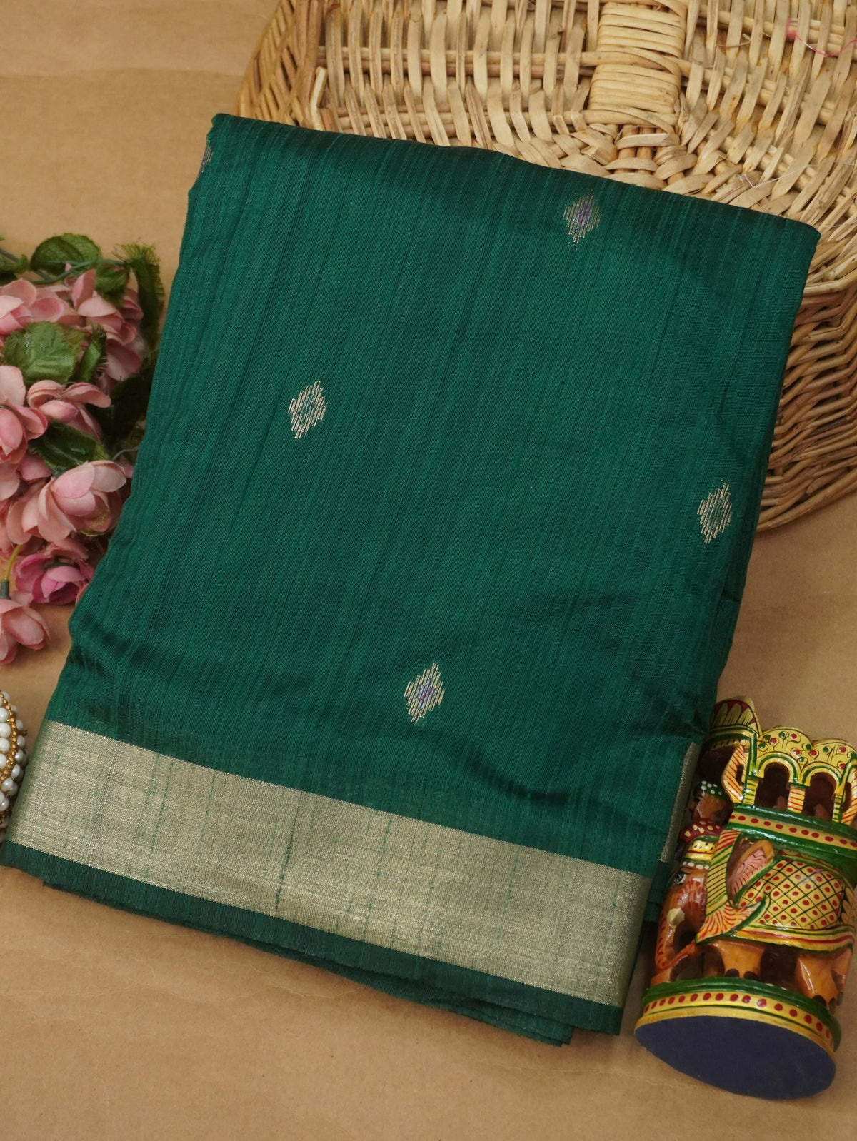Tussar Silk Saree | TTDS3633