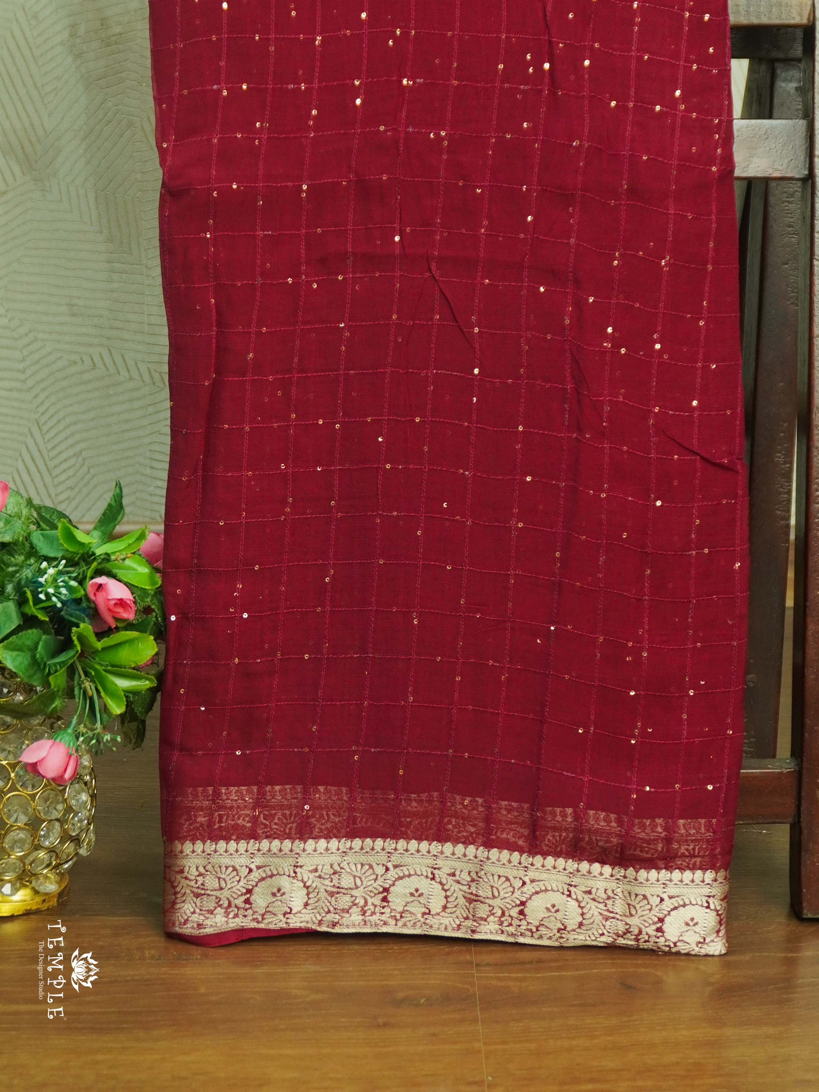 Viscose Georgette Saree | TTDS2695