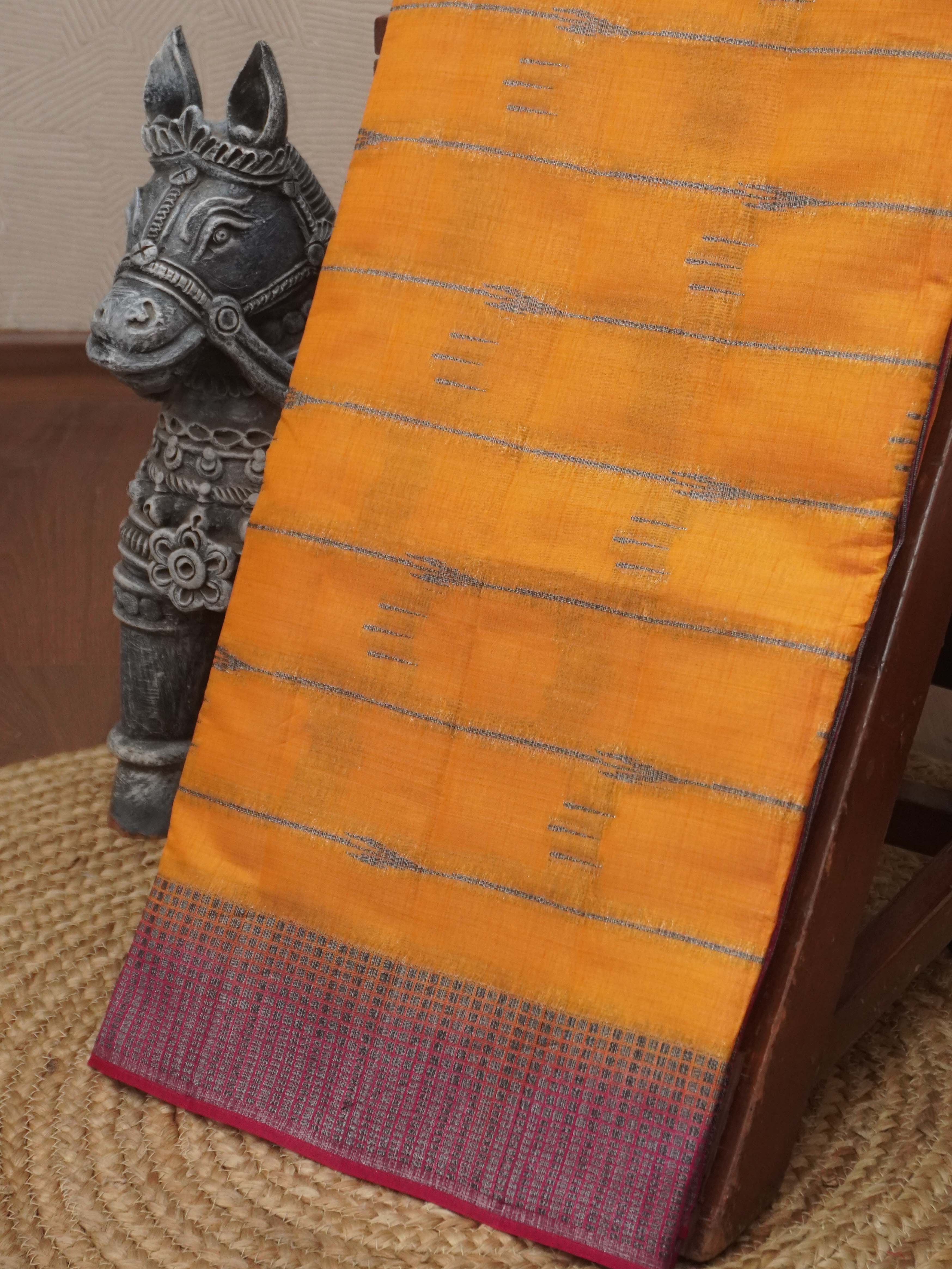 Semi Tussar Silk Saree | TTDS3204