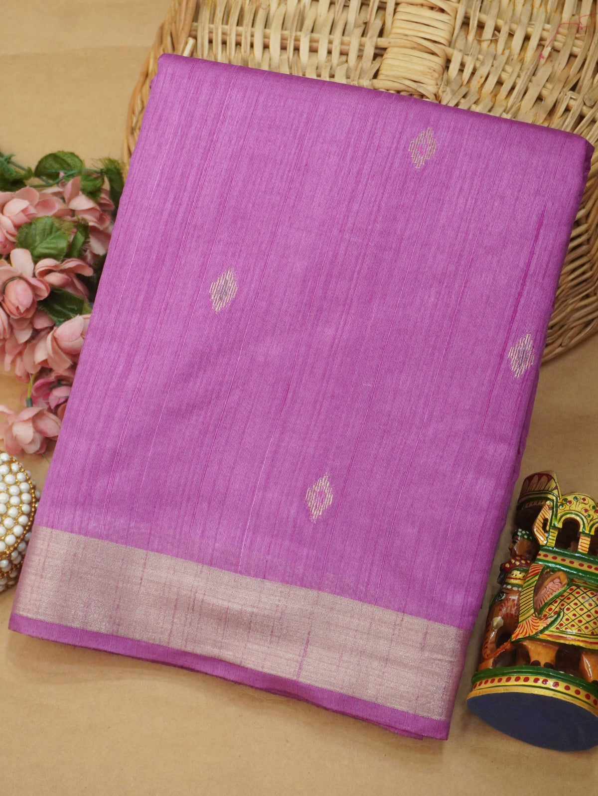Tussar Silk Saree | TTDS3633