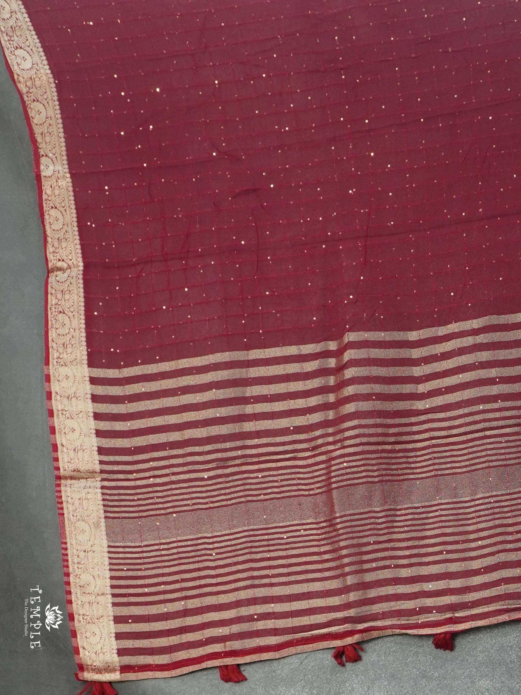 Viscose Georgette Saree | TTDS2695