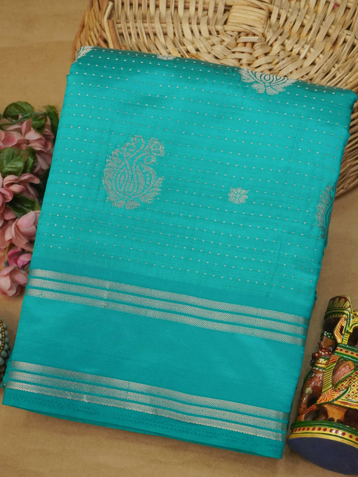 Tussar Silk Saree | TTDS3634