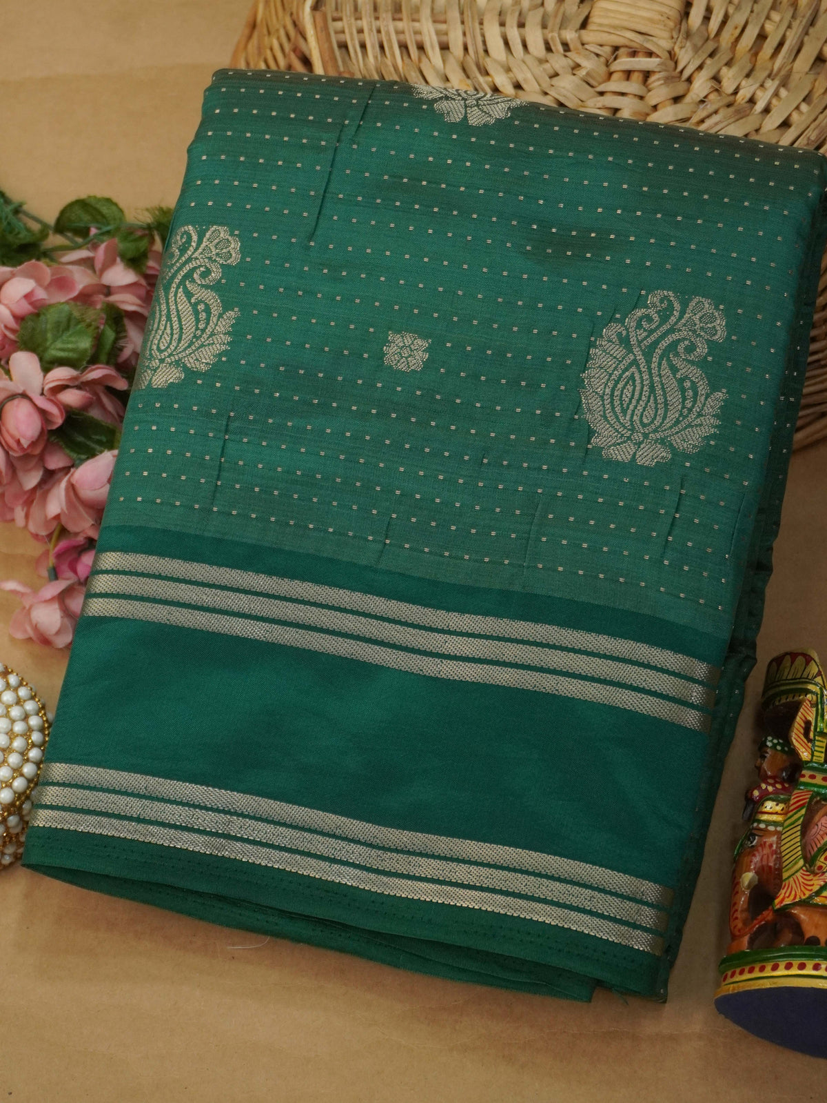 Tussar Silk Saree | TTDS3634