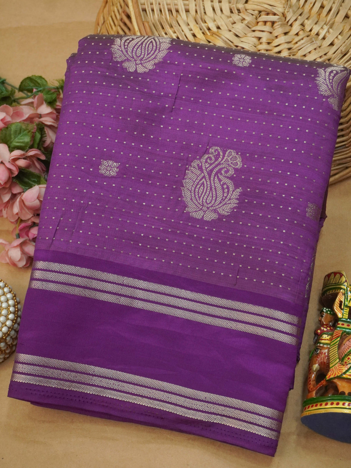 Tussar Silk Saree | TTDS3634