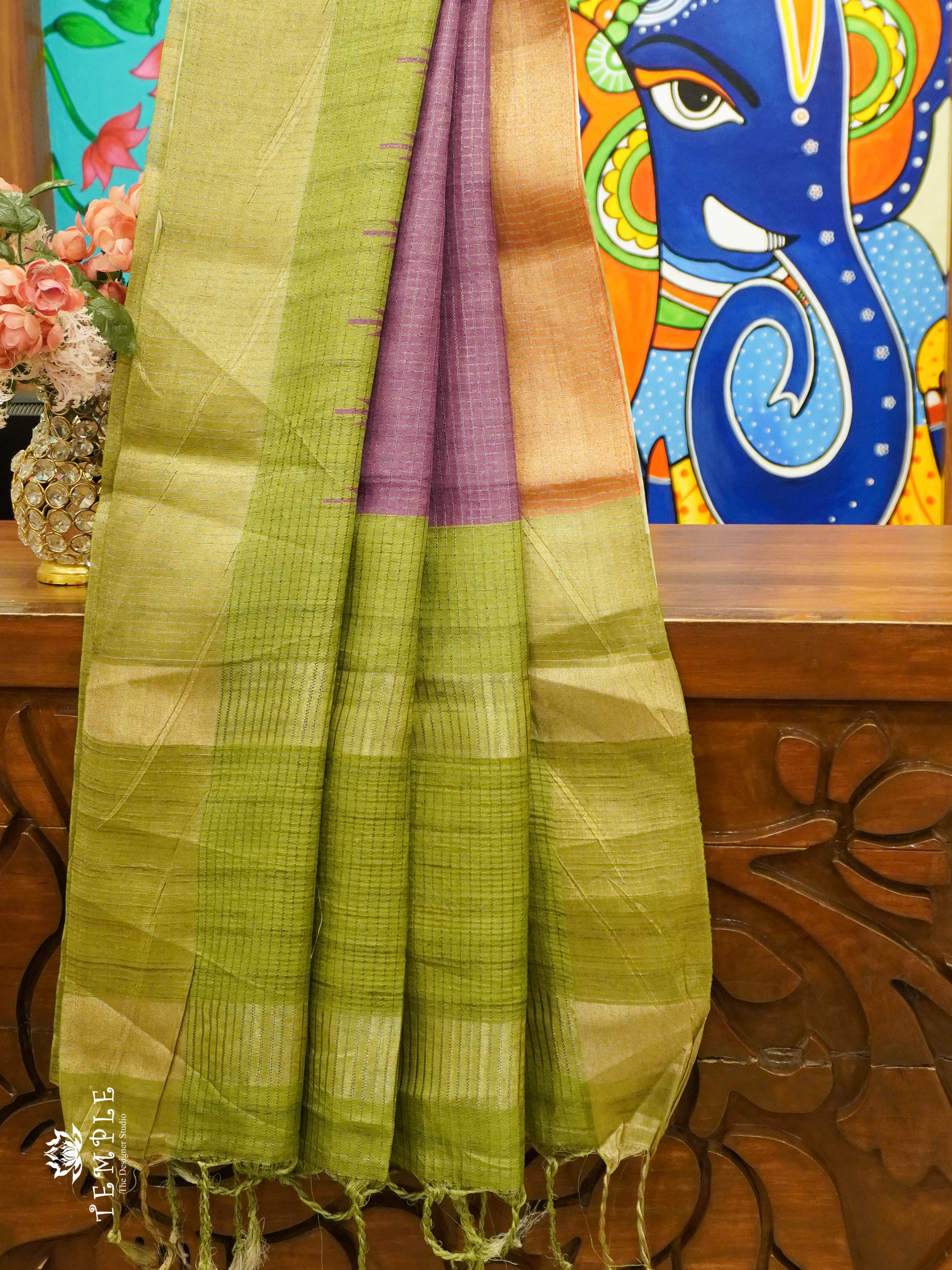 Tussar Silk saree With Ganga Jamuna Border | TTDS1311 | PRE BOOKING