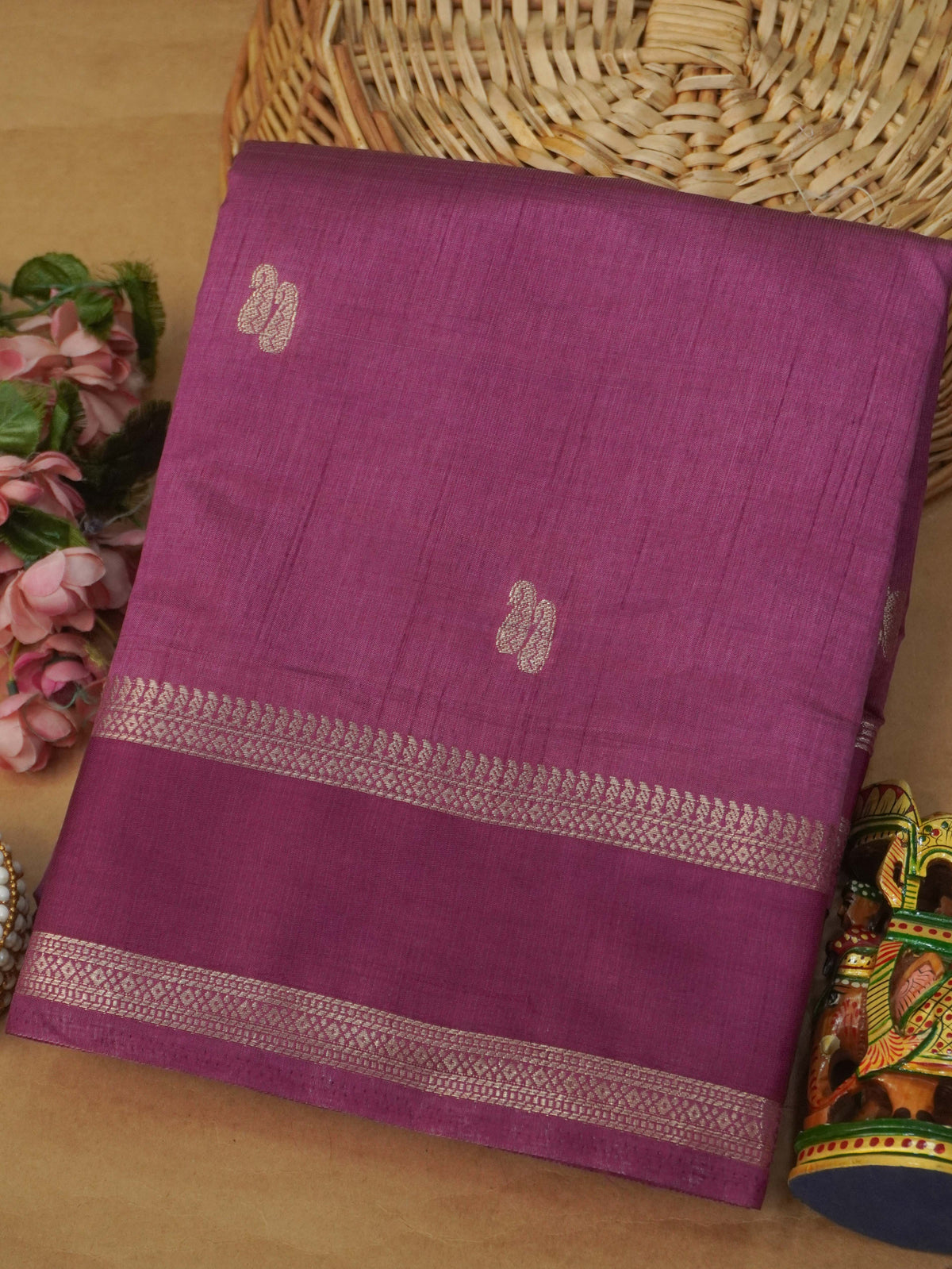 Tussar Silk Saree | TTDS3635