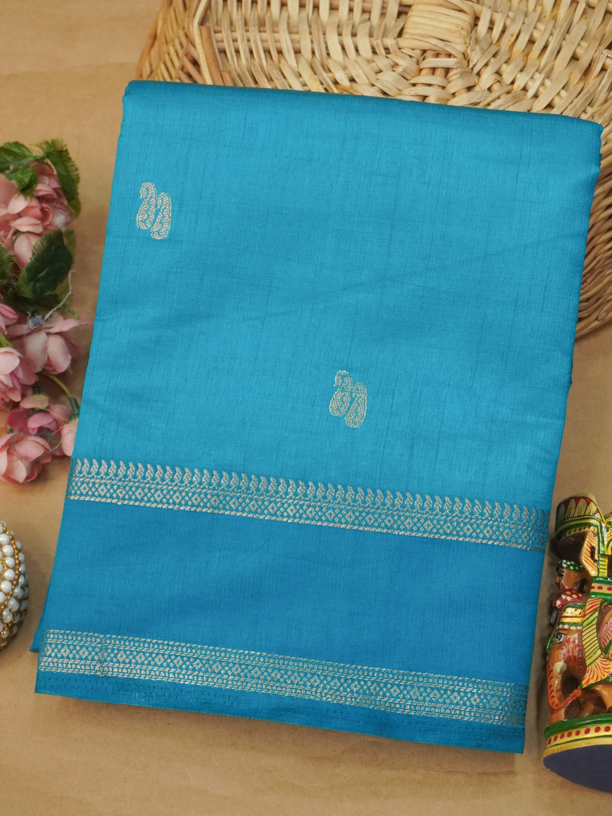 Tussar Silk Saree | TTDS3635