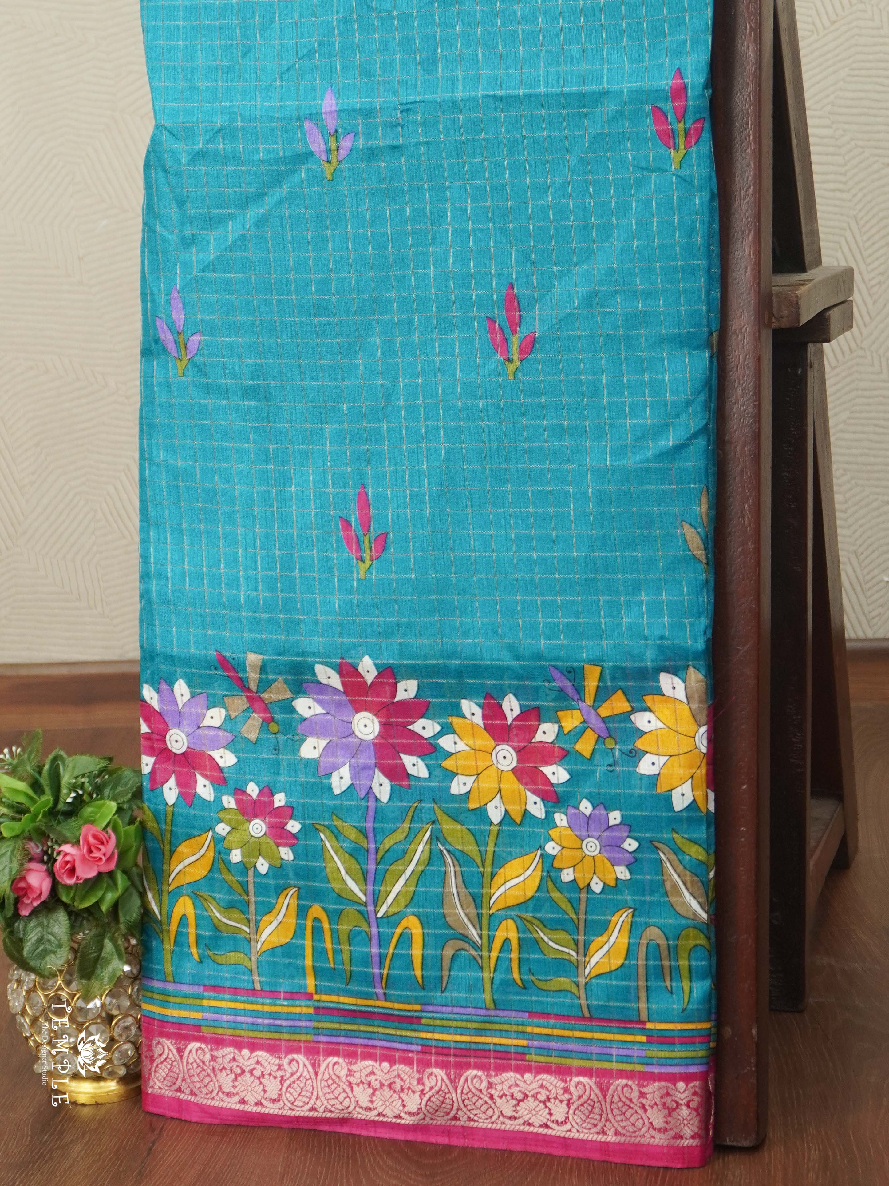 Checked Pattern Saree | TTDS2700