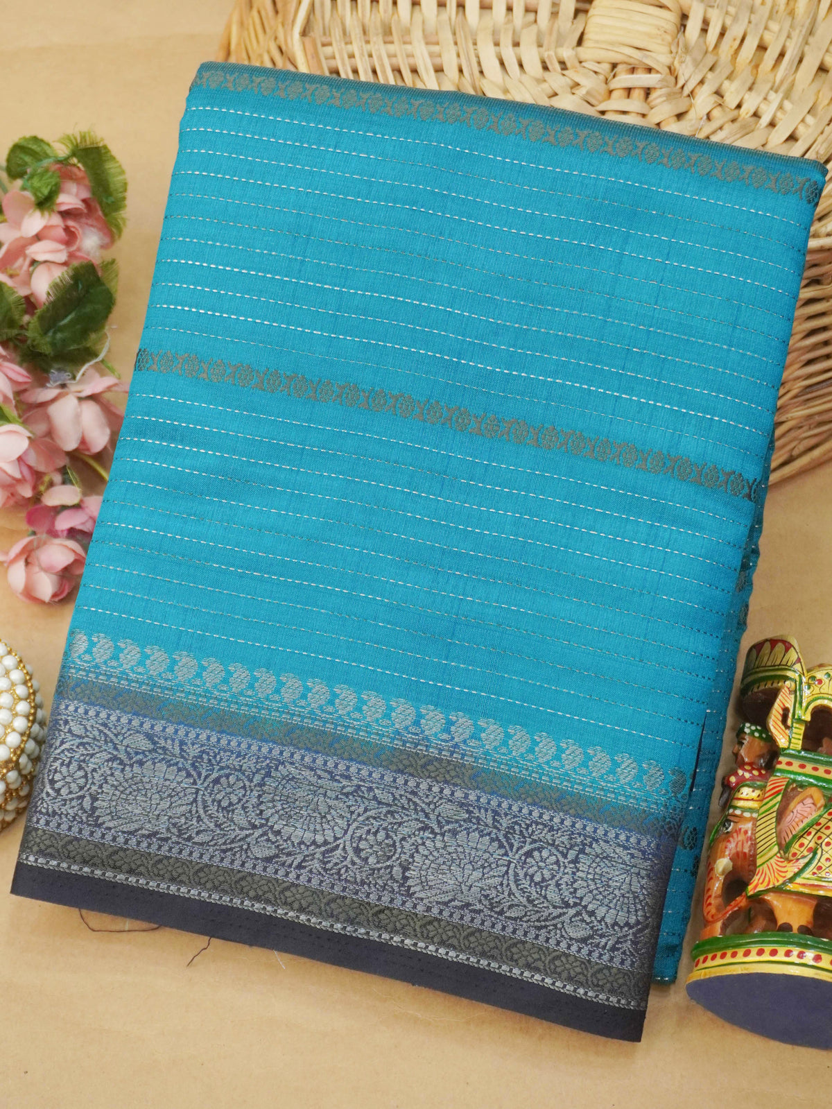 Tussar Silk Saree | TTDS3632