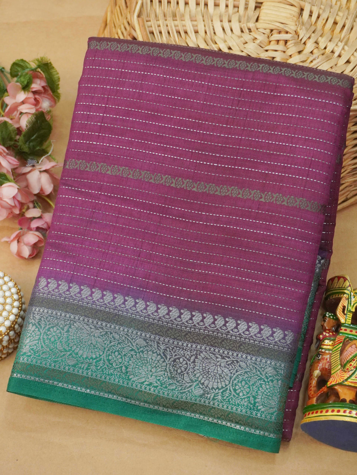 Tussar Silk Saree | TTDS3632