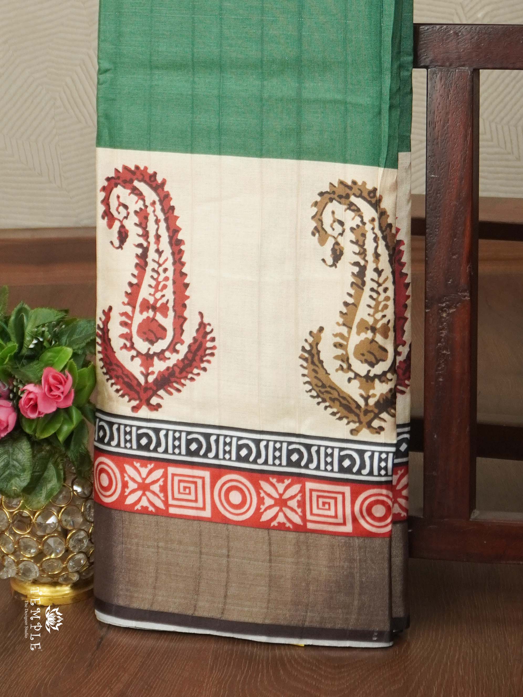 Printed Matka Saree | TTDS2699
