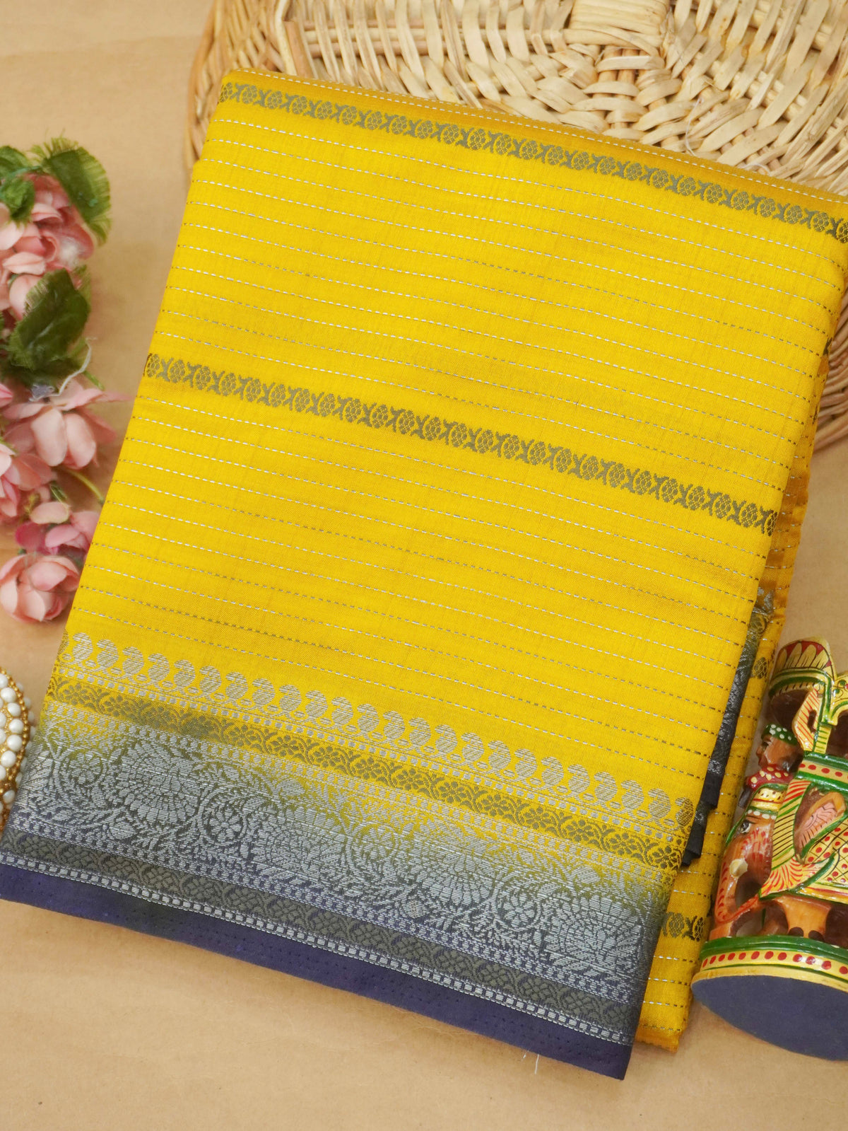 Tussar Silk Saree | TTDS3632