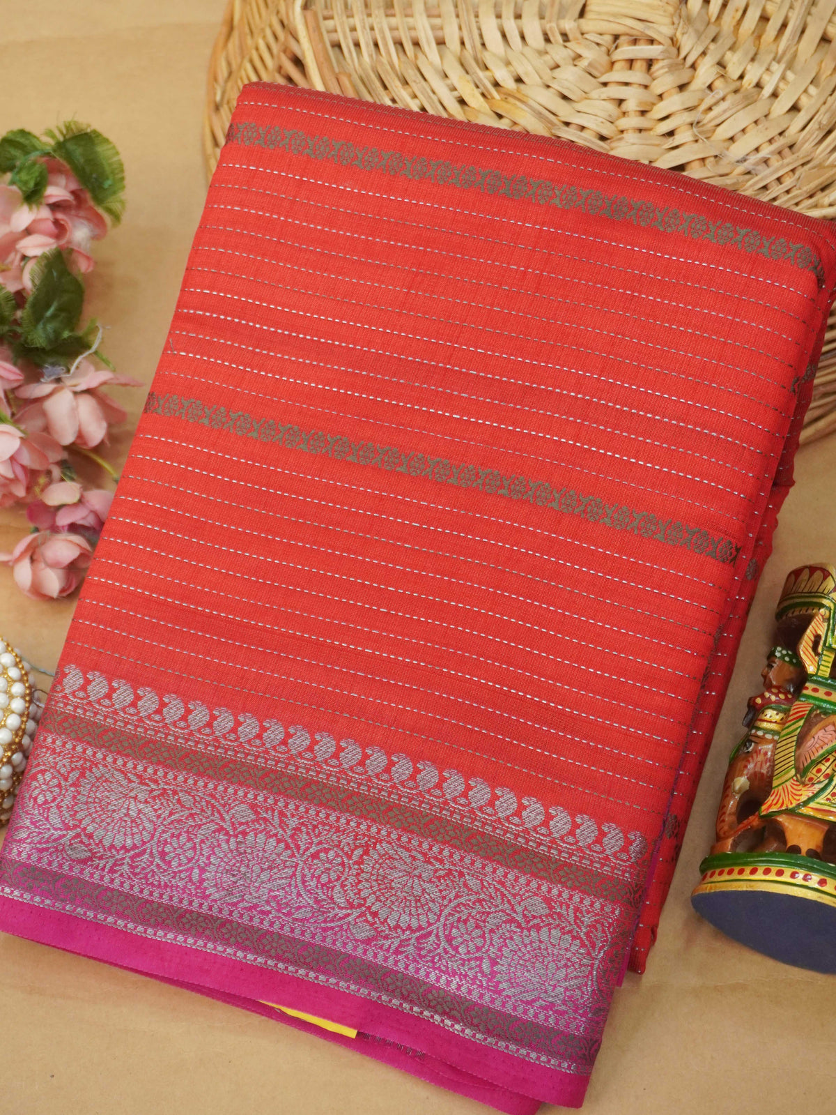 Tussar Silk Saree | TTDS3632