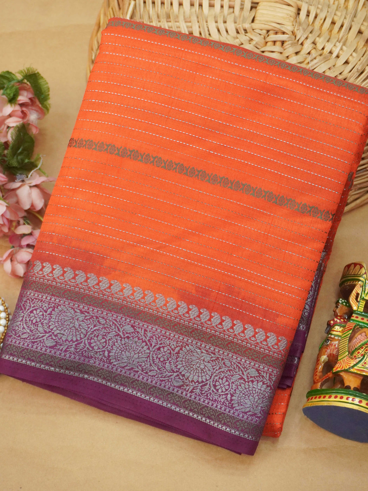 Tussar Silk Saree | TTDS3632
