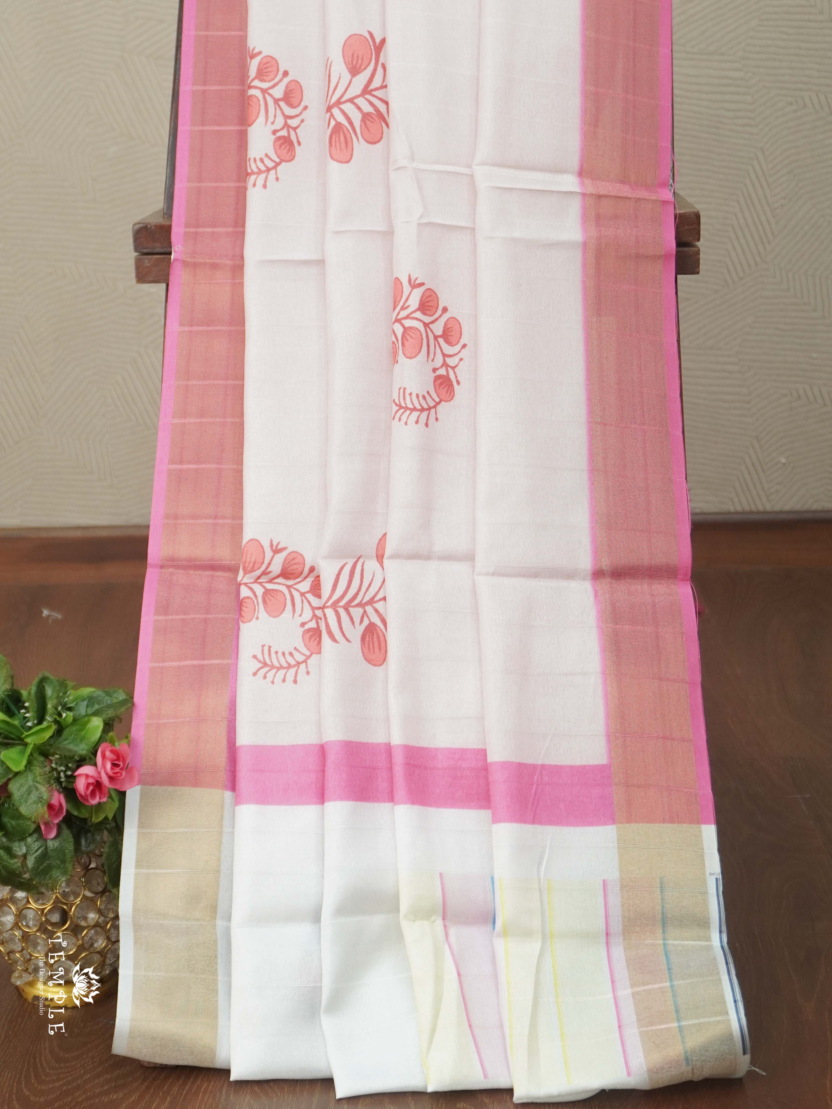 Printed Matka Saree | TTDS2699