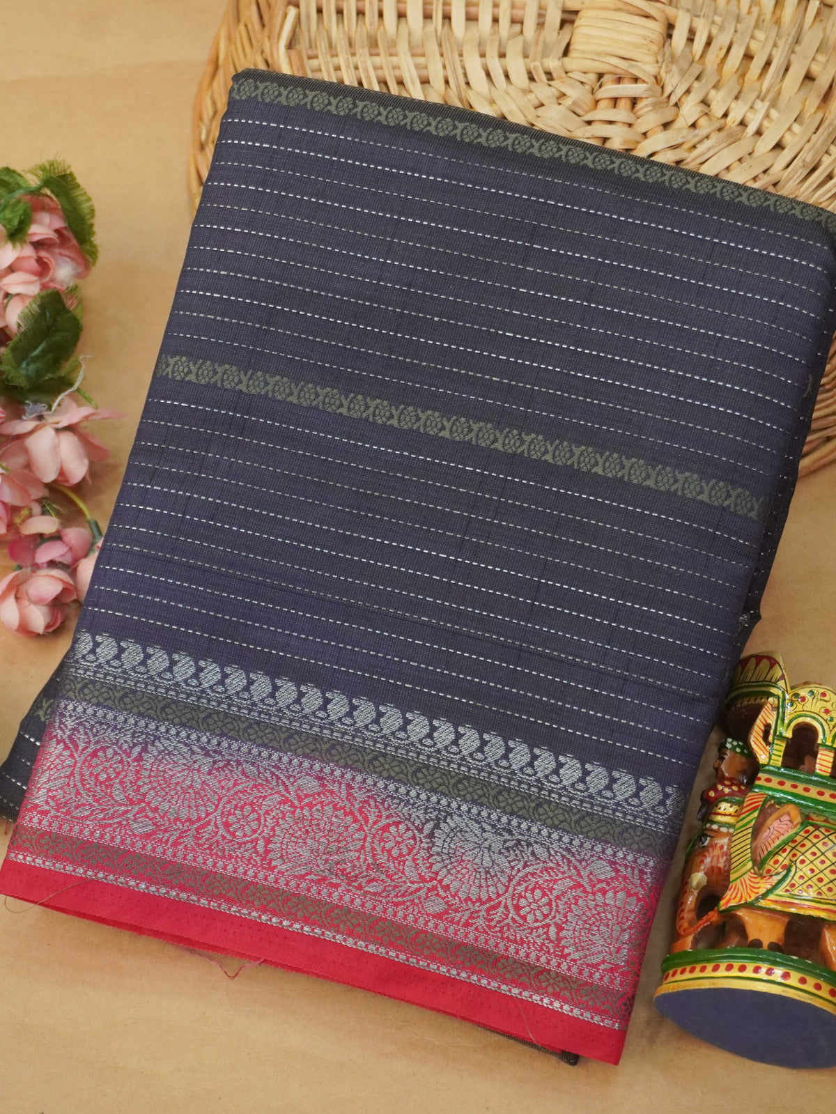 Tussar Silk Saree | TTDS3632