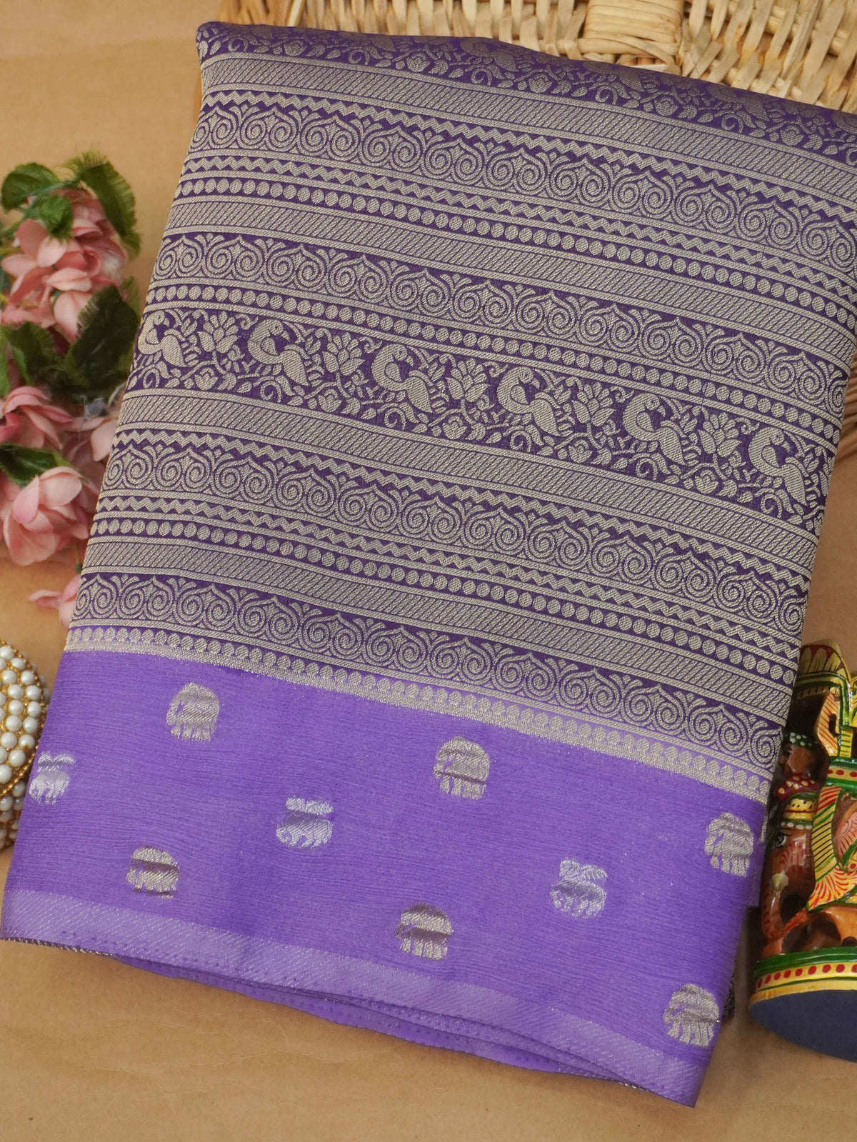 Banarasi Georgette Saree | TTDS3621