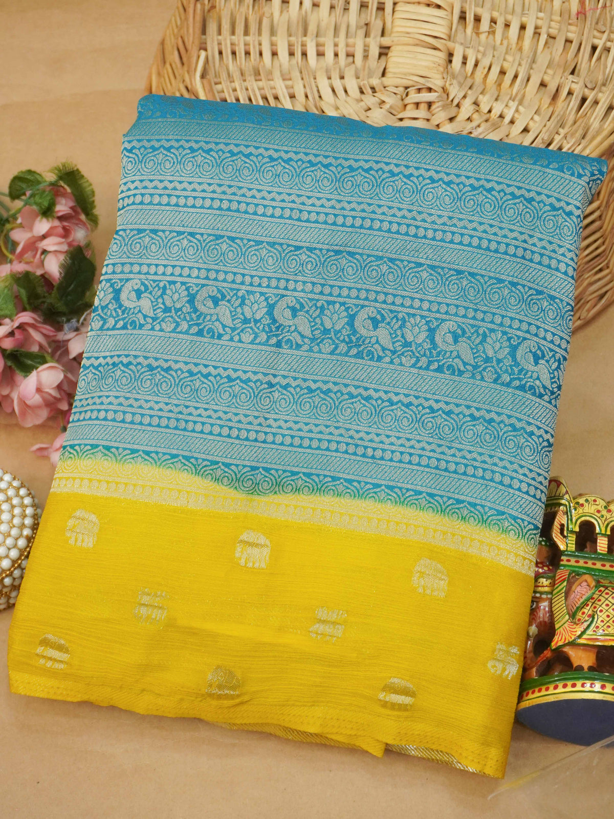 Banarasi Georgette Saree | TTDS3621