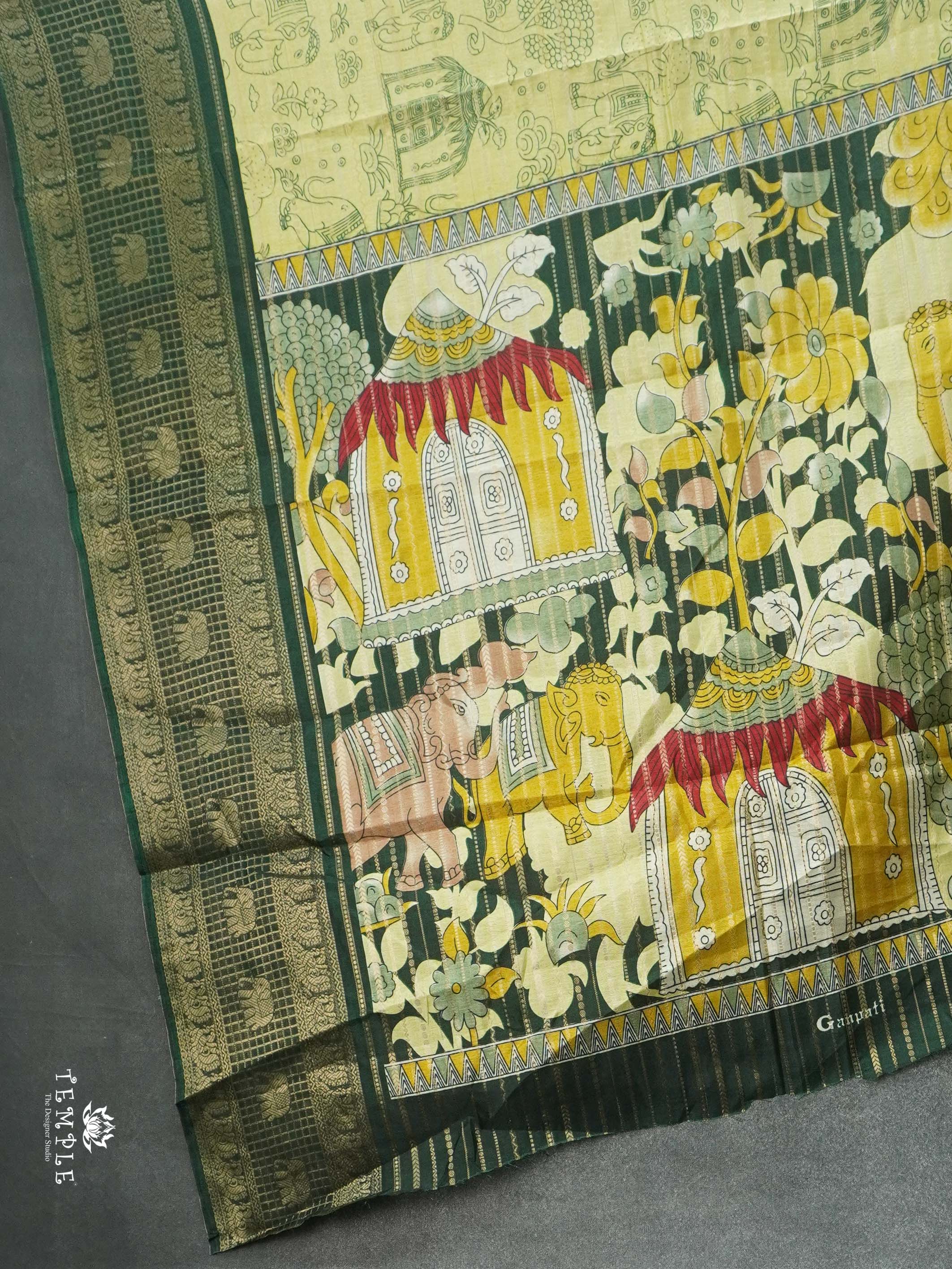 Printed Silk Saree | TTDS2696