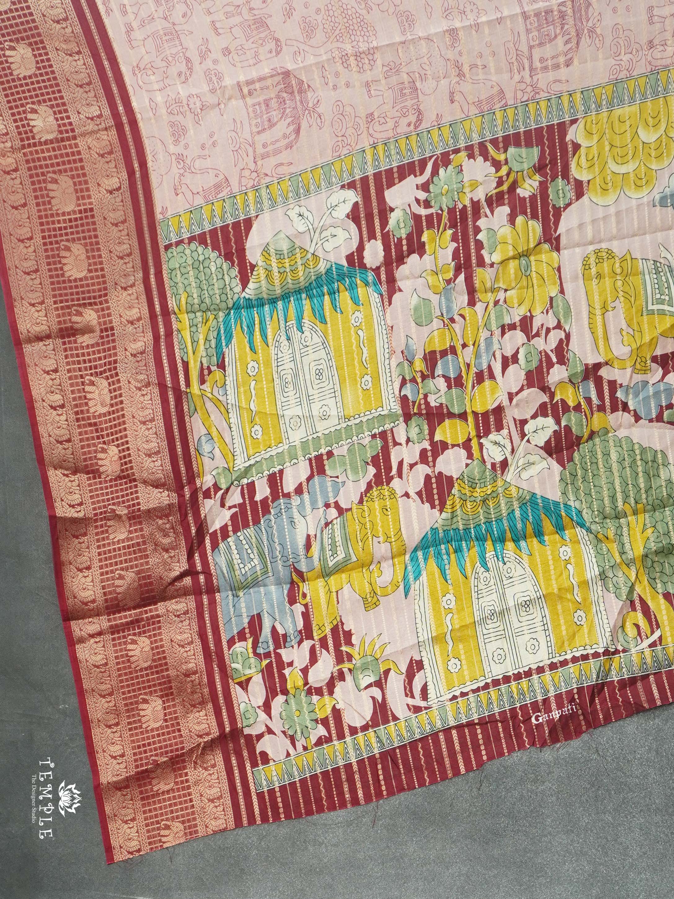 Printed Silk Saree | TTDS2696