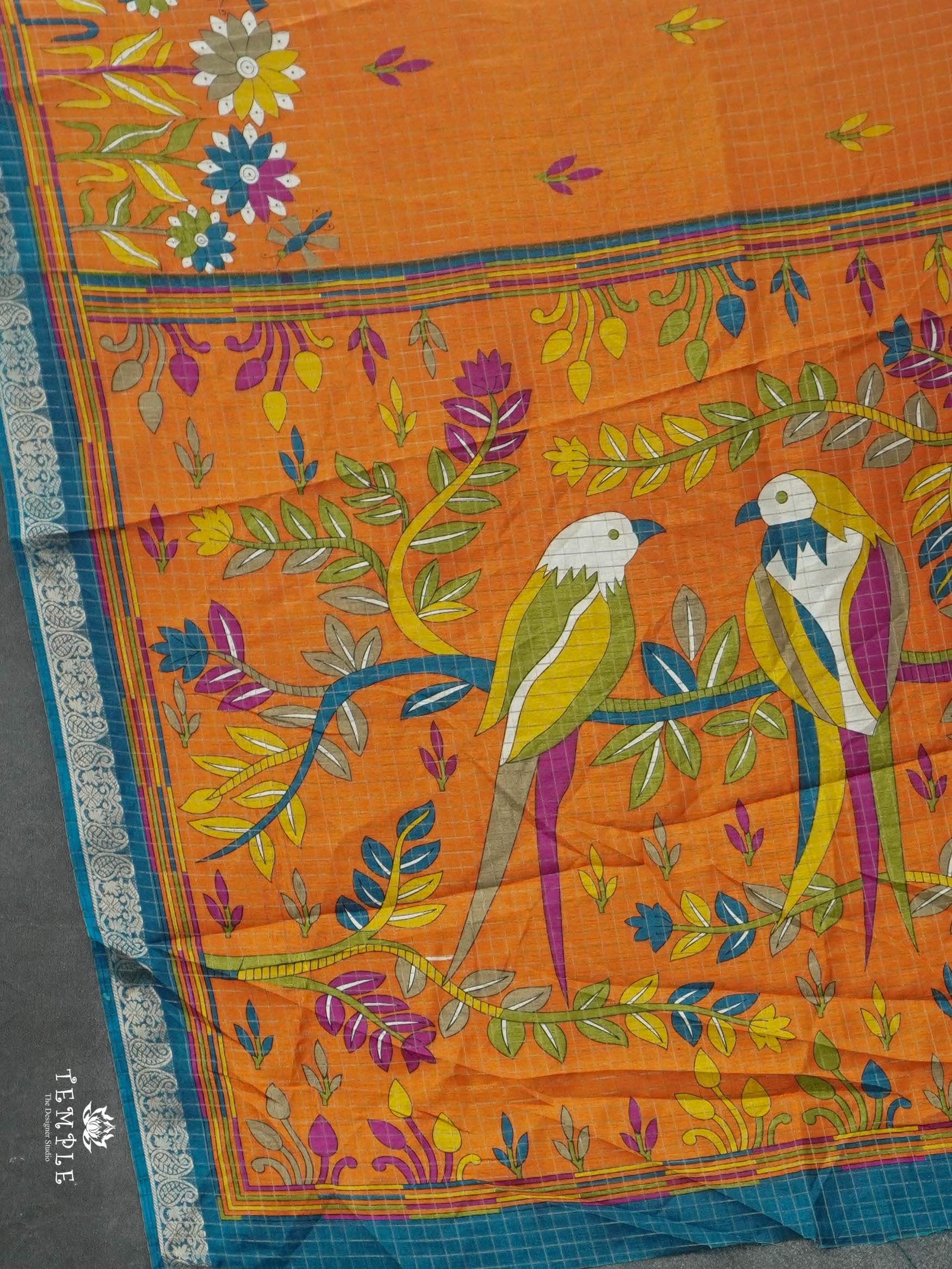 Checked Pattern Saree | TTDS2700