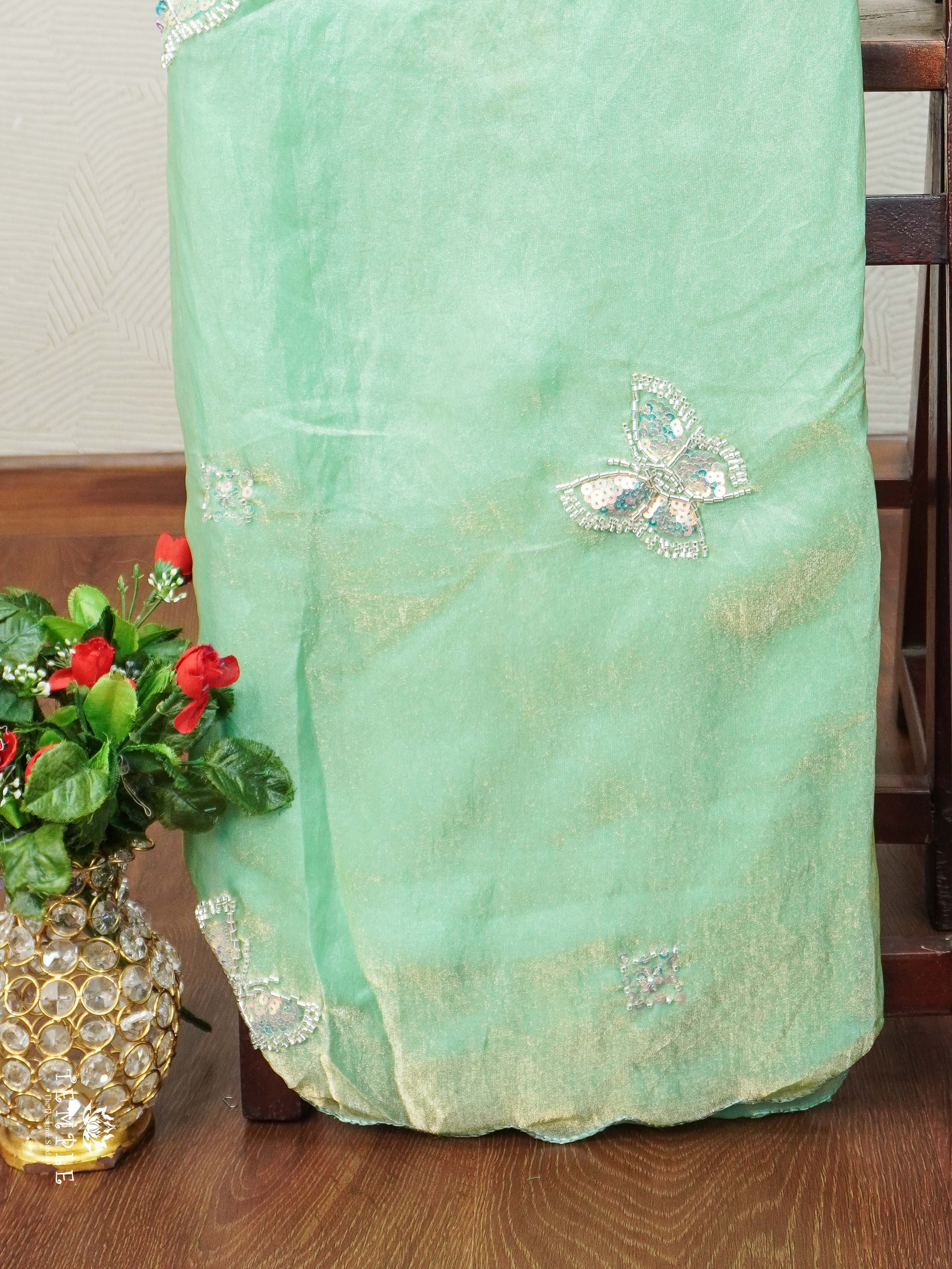 Designer Saree With Bead Work | TTDS2236