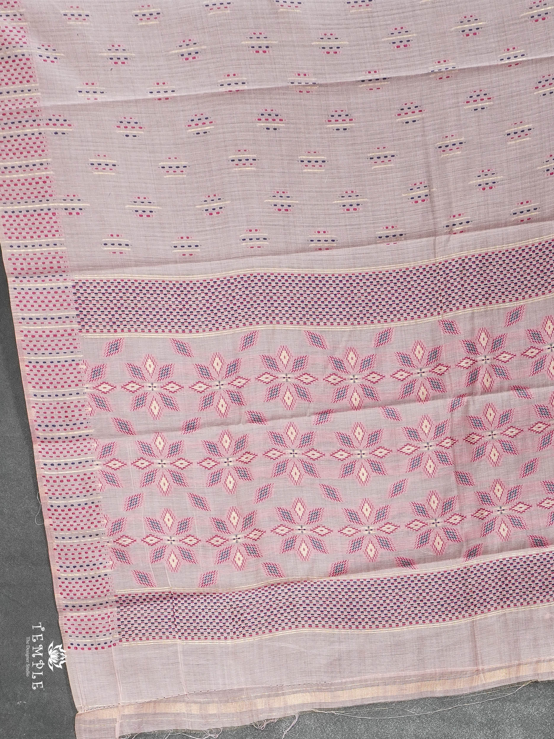 Printed Chanderi Cotton Saree | TTDS2787