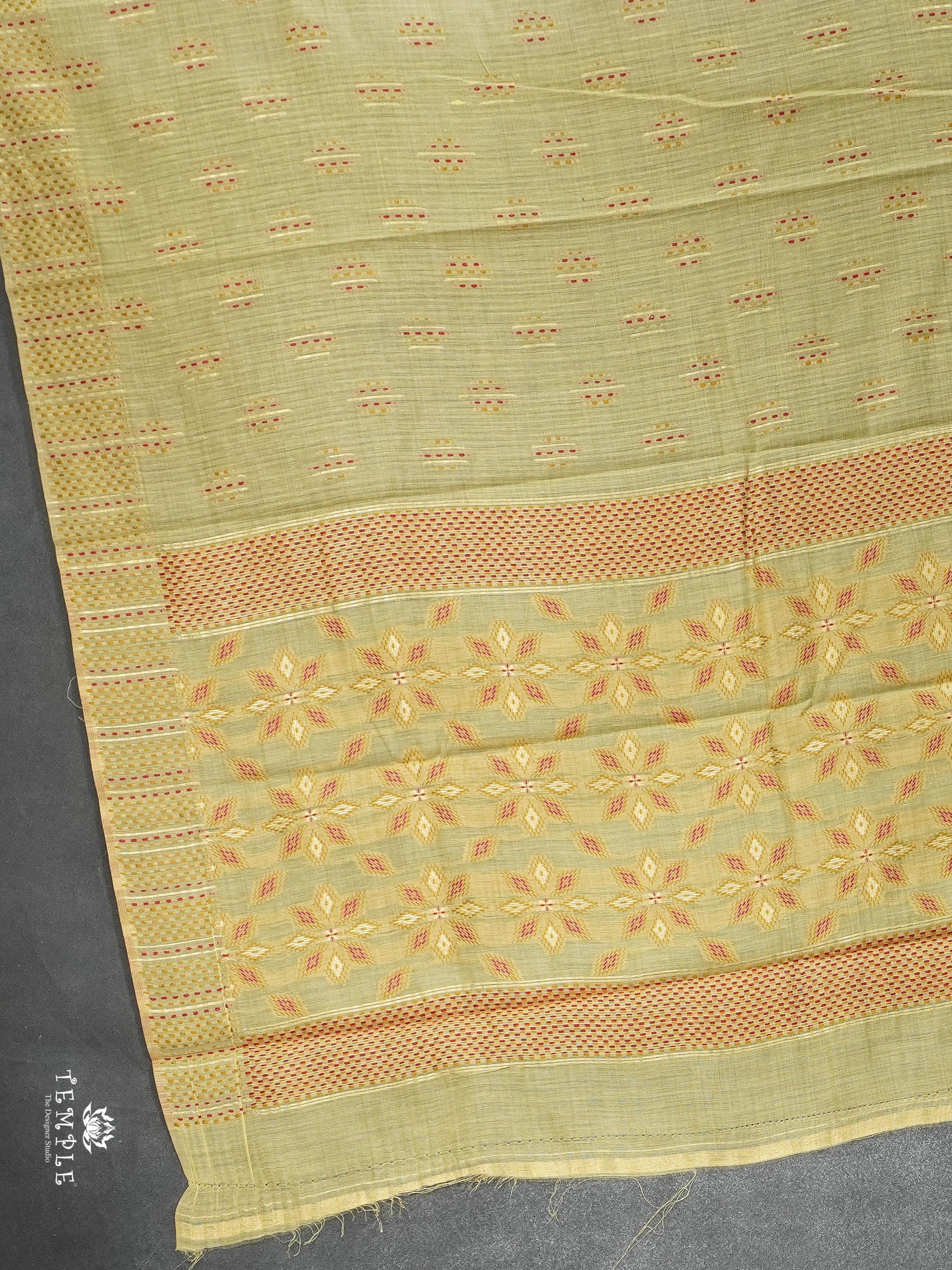 Printed Chanderi Cotton Saree | TTDS2787
