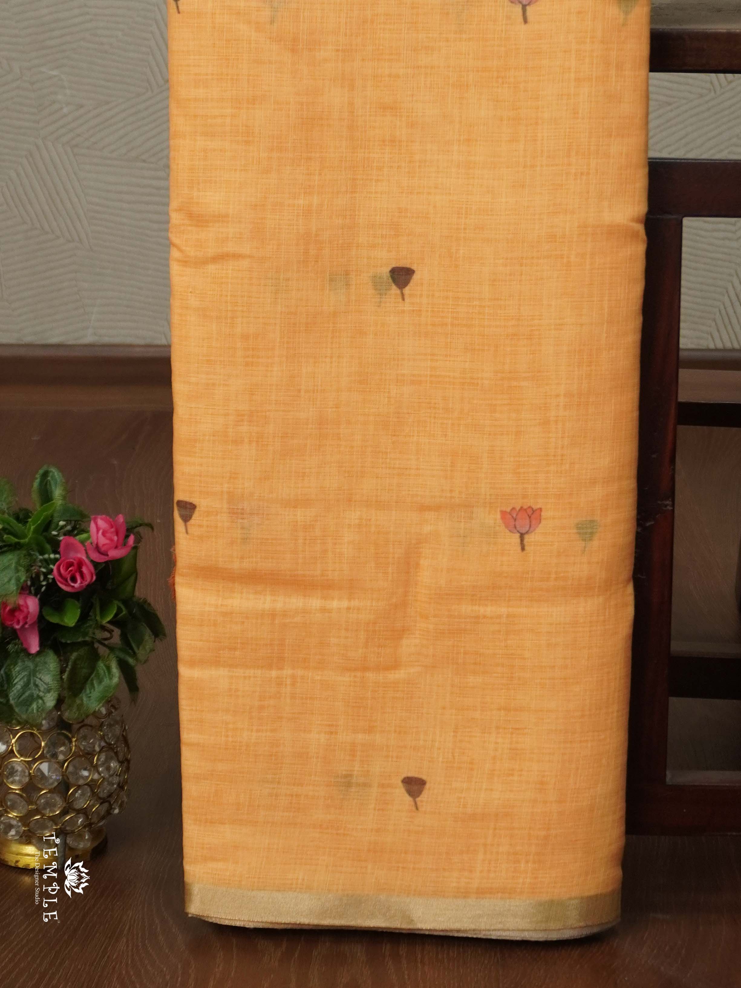 Chanderi Cotton saree | TTDS2702