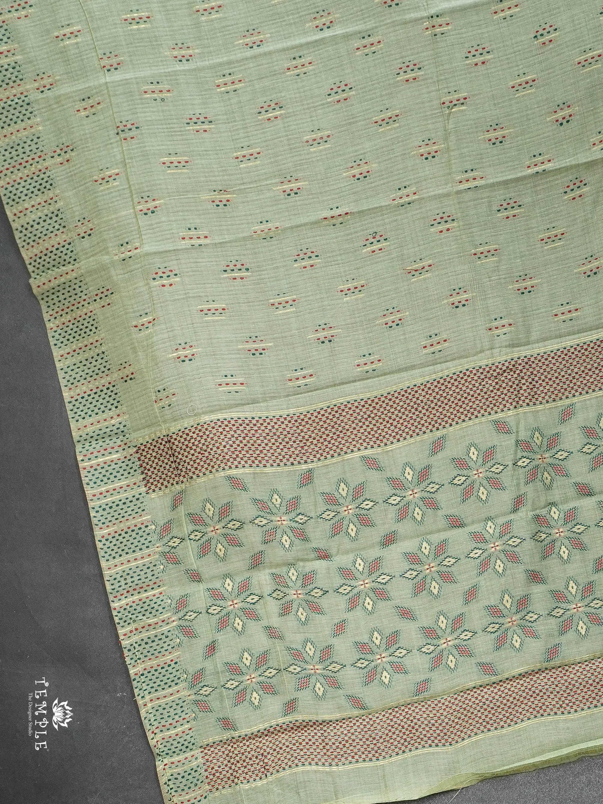 Printed Chanderi Cotton Saree | TTDS2787