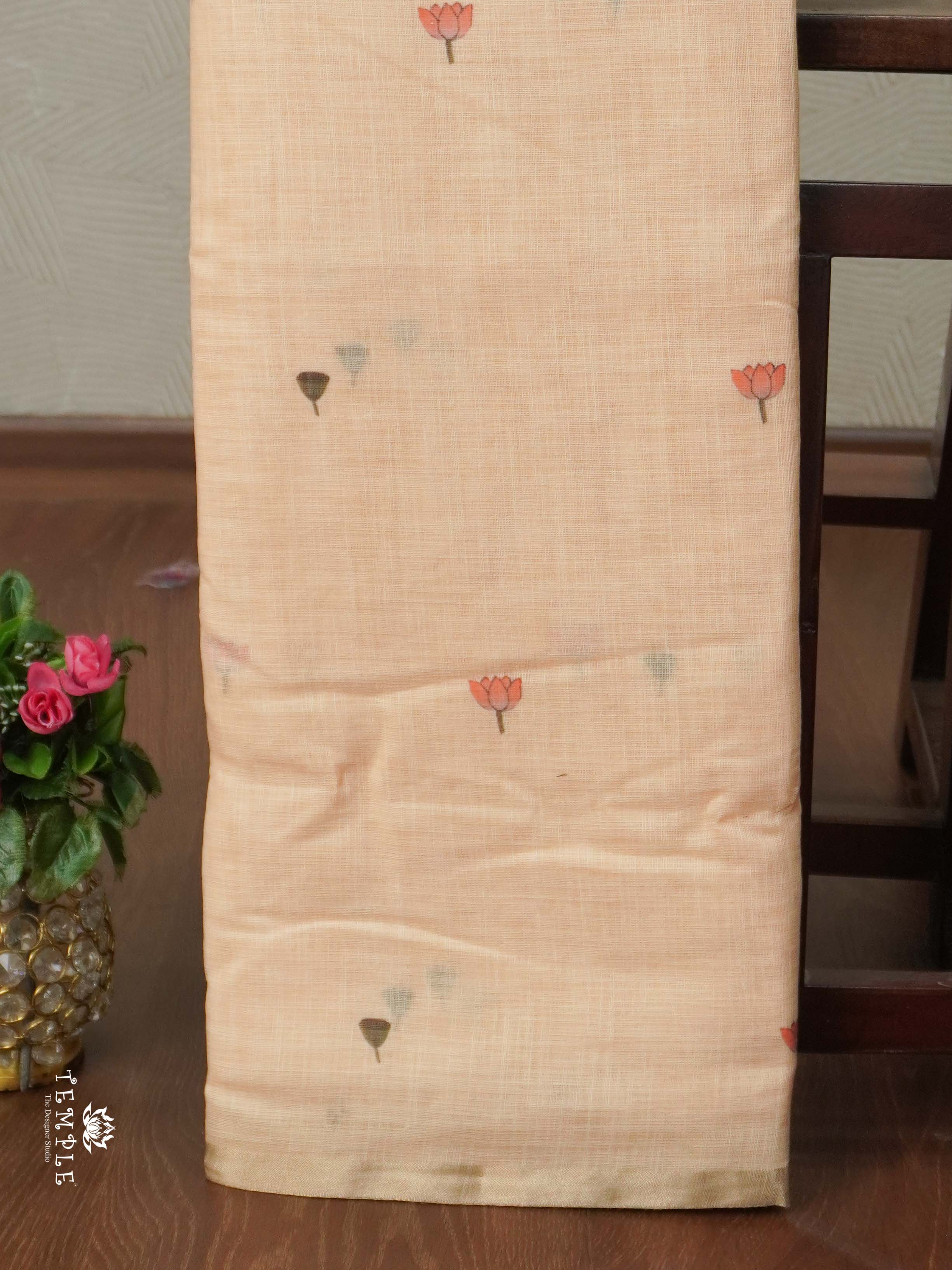 Chanderi Cotton saree | TTDS2702