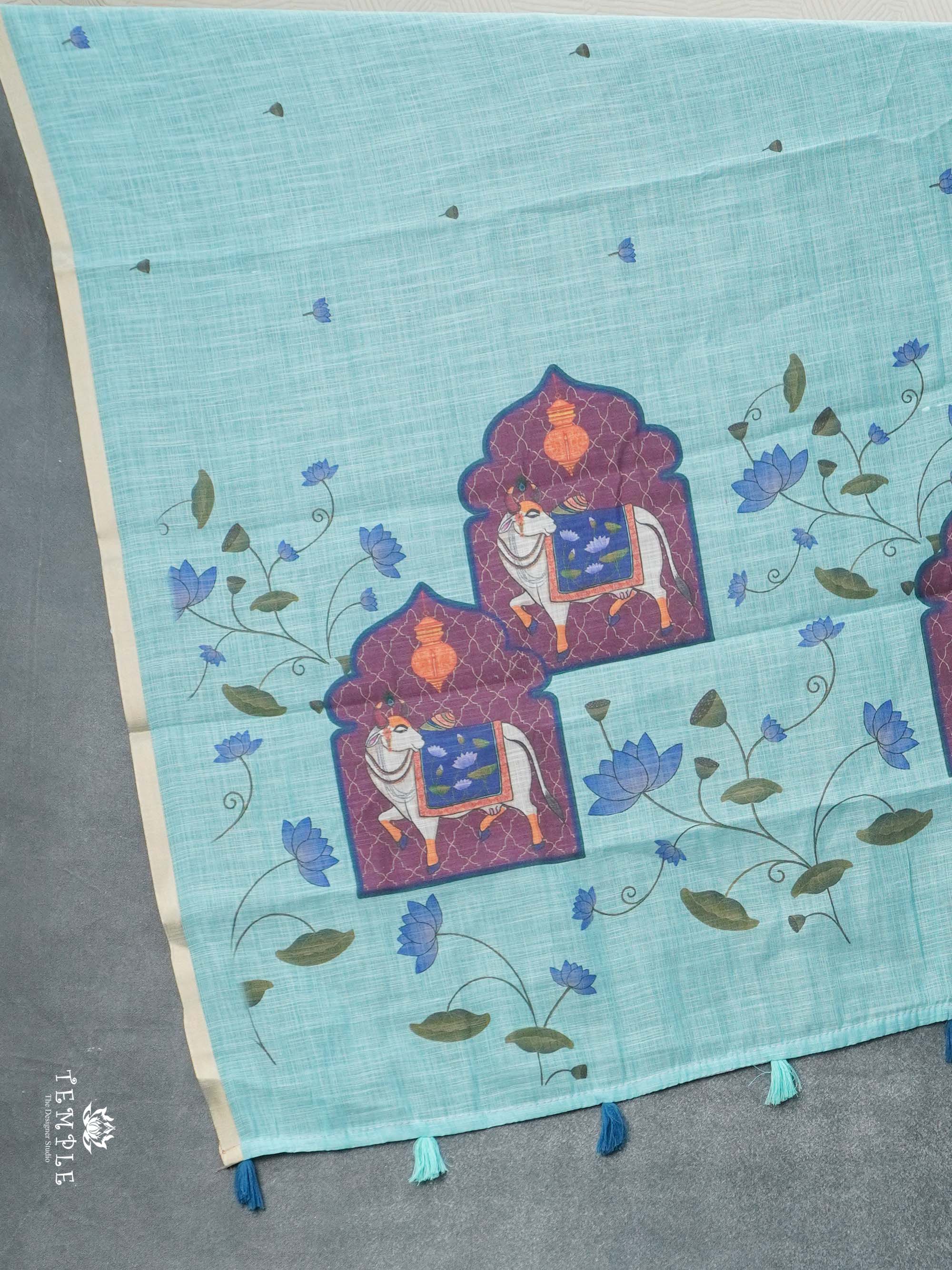 Chanderi Cotton saree | TTDS2702