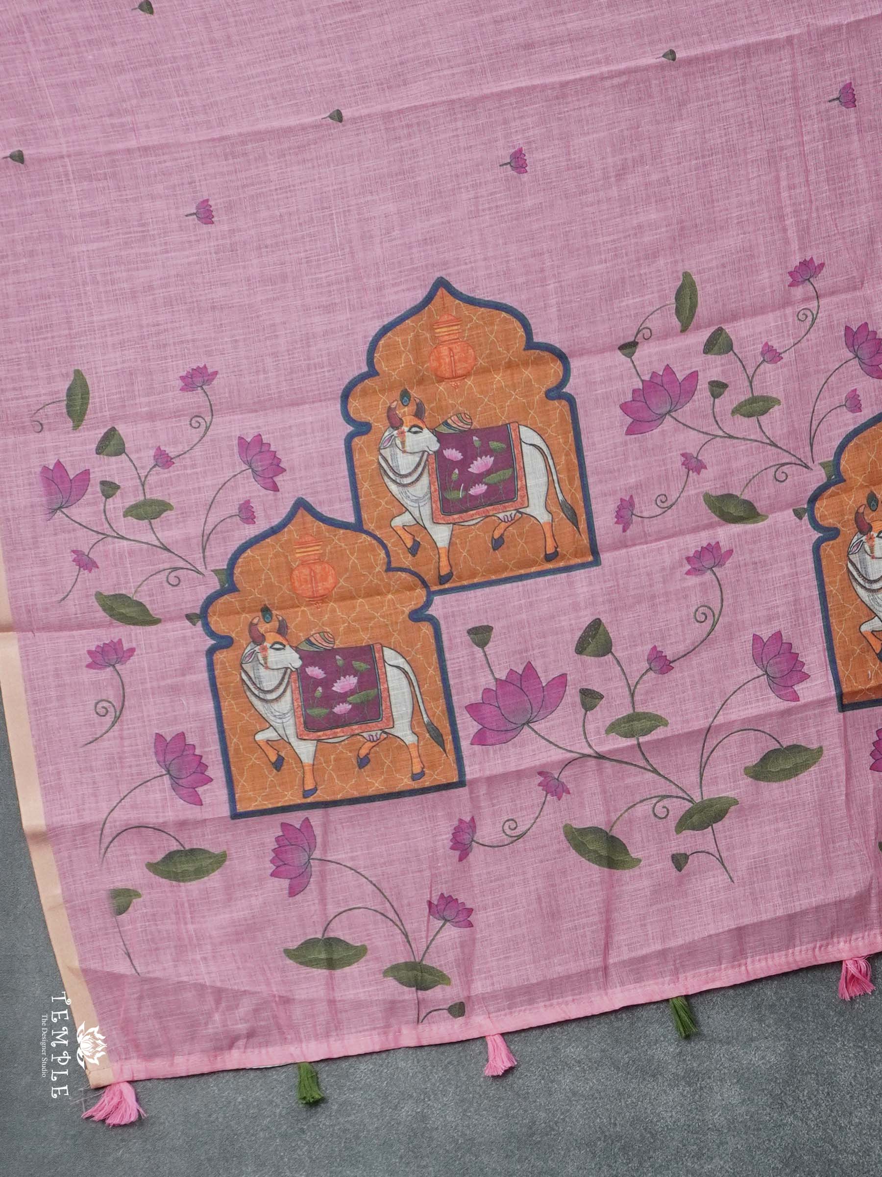 Chanderi Cotton saree | TTDS2702