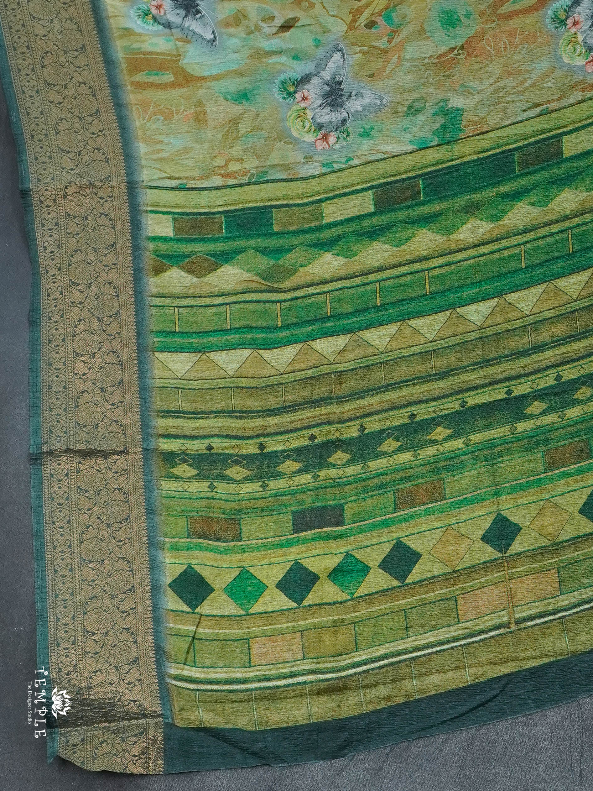 Crushed Tissue Saree | TTDS2789