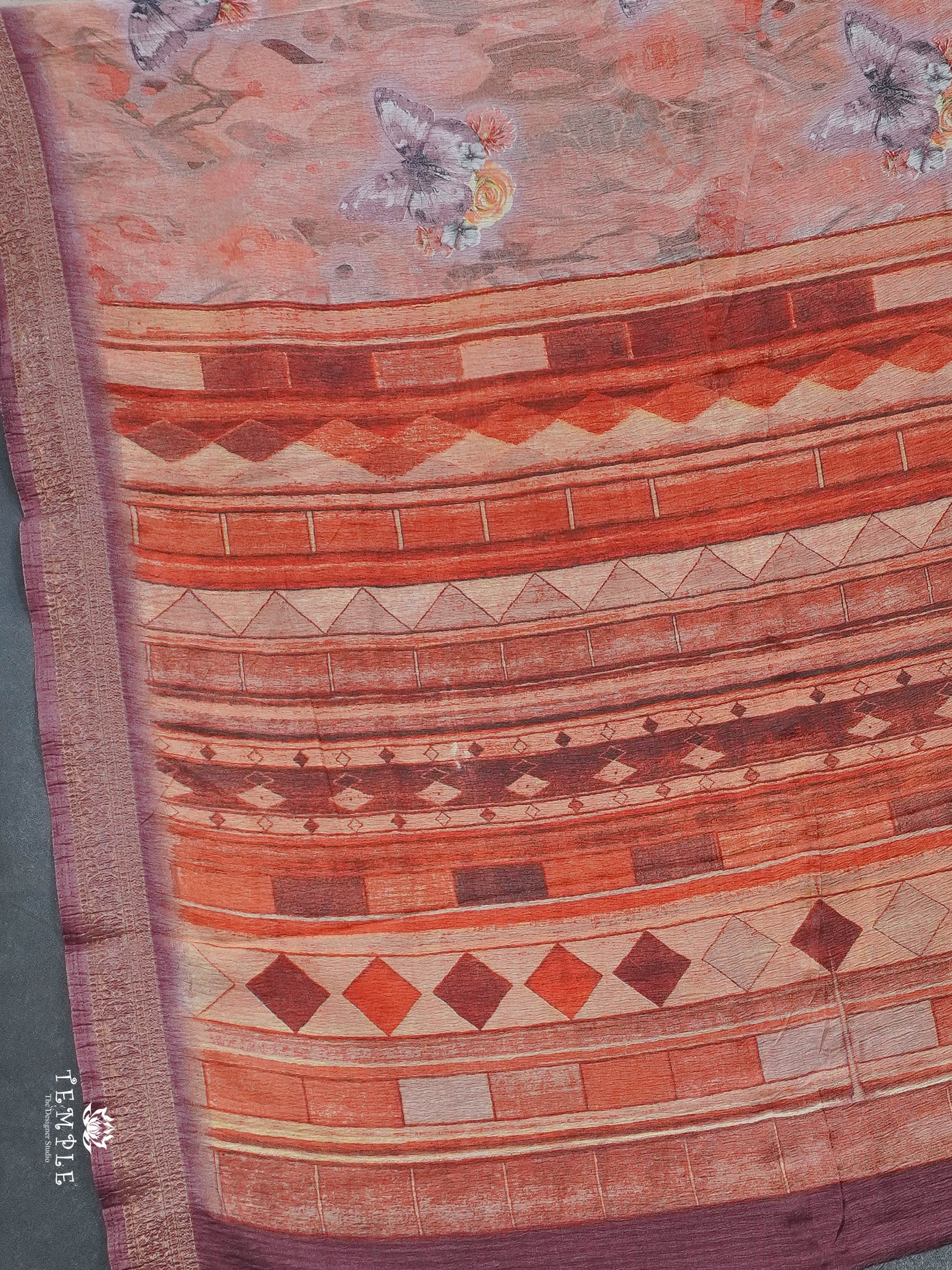 Crushed Tissue Saree | TTDS2789